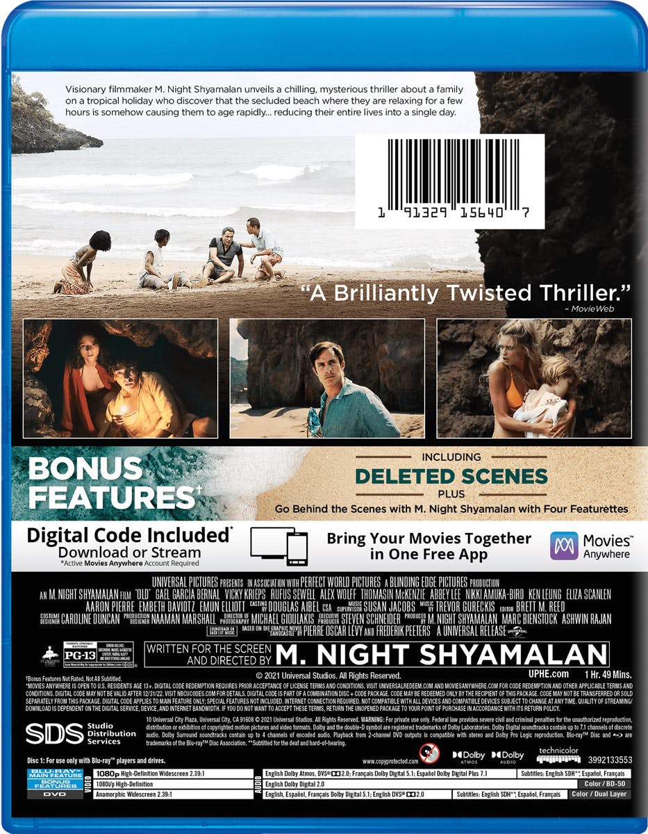 Old (with DVD) [Blu-ray] - Image 2