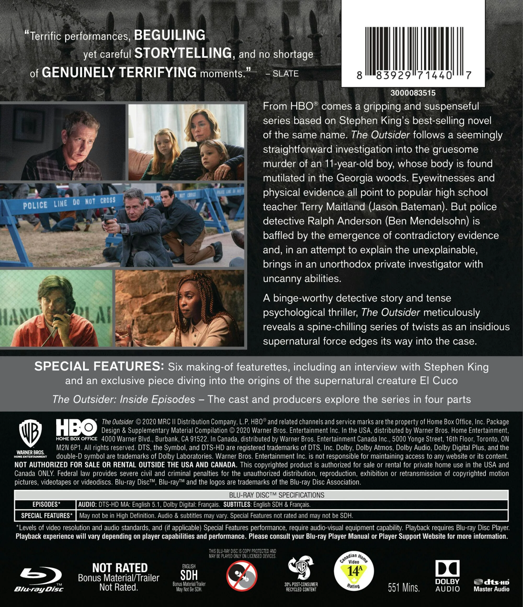 The Outsider: The First Season [Blu-ray] - Image 3