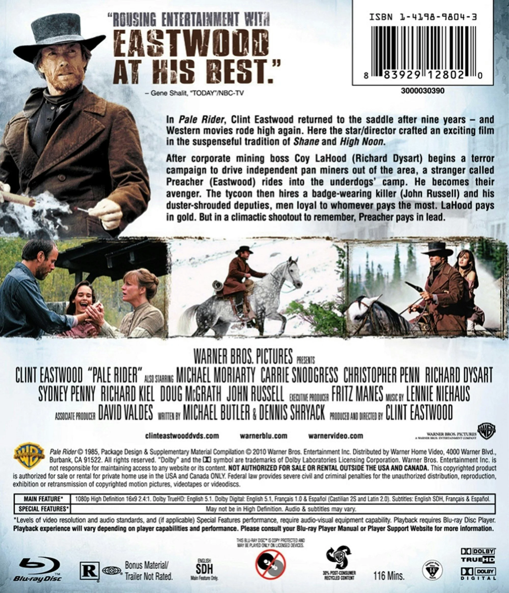 Pale Rider (Blu-ray New Packaging) [Blu-ray] - Image 2