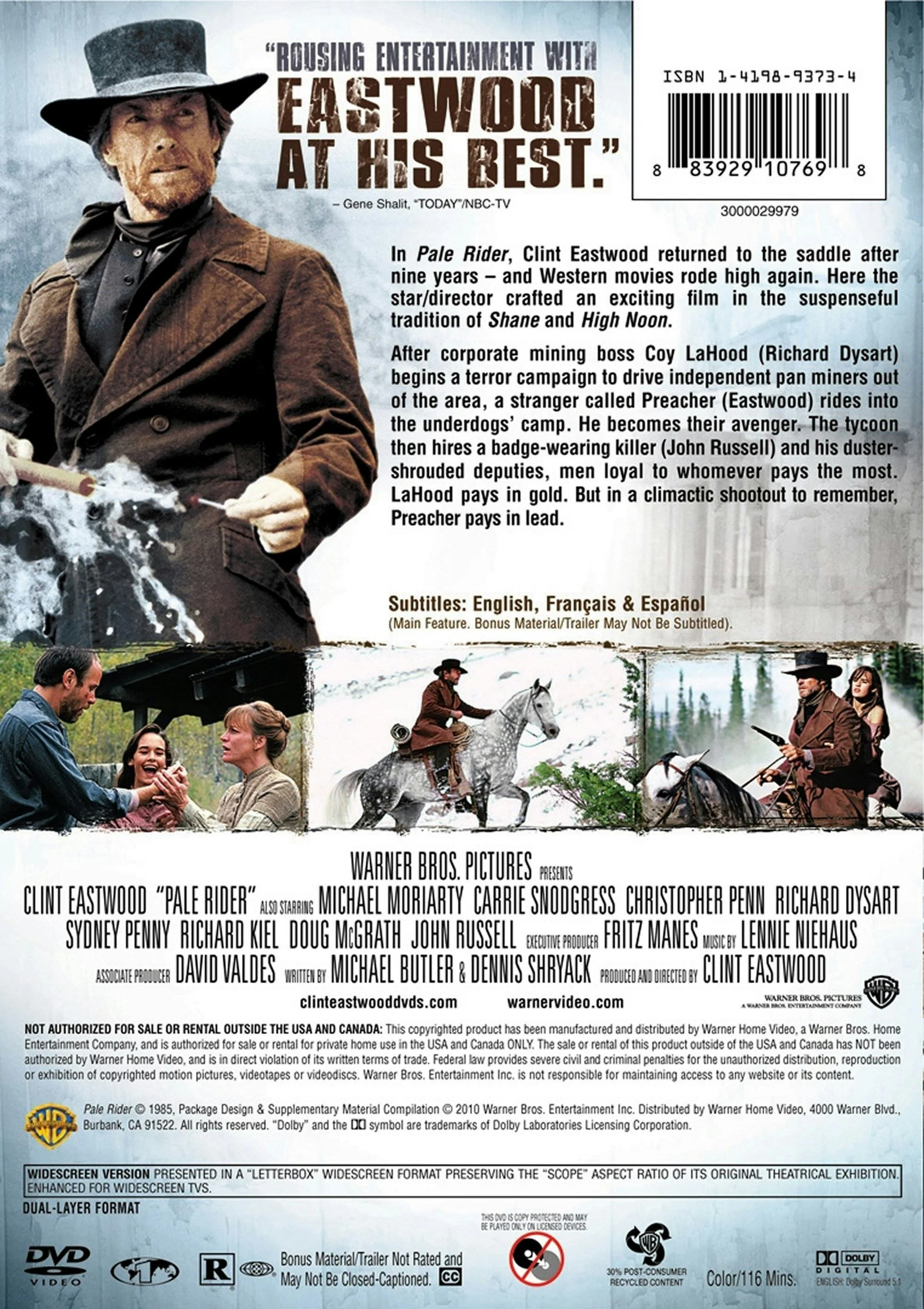 Pale Rider (DVD New Packaging) [DVD] - Image 2