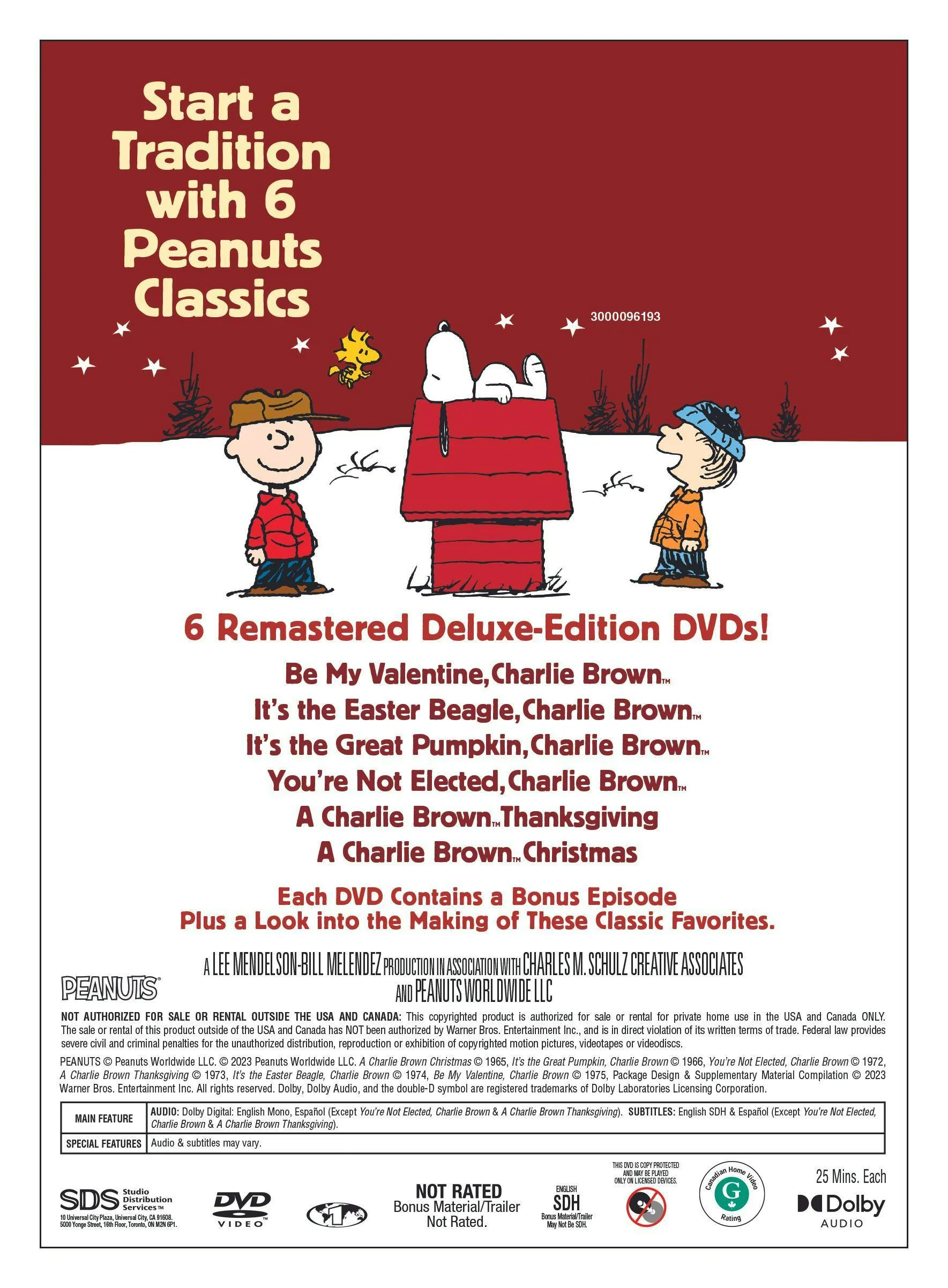 Peanuts Deluxe Collection (Repackaged 2023) (Box Set) [DVD] - Image 3