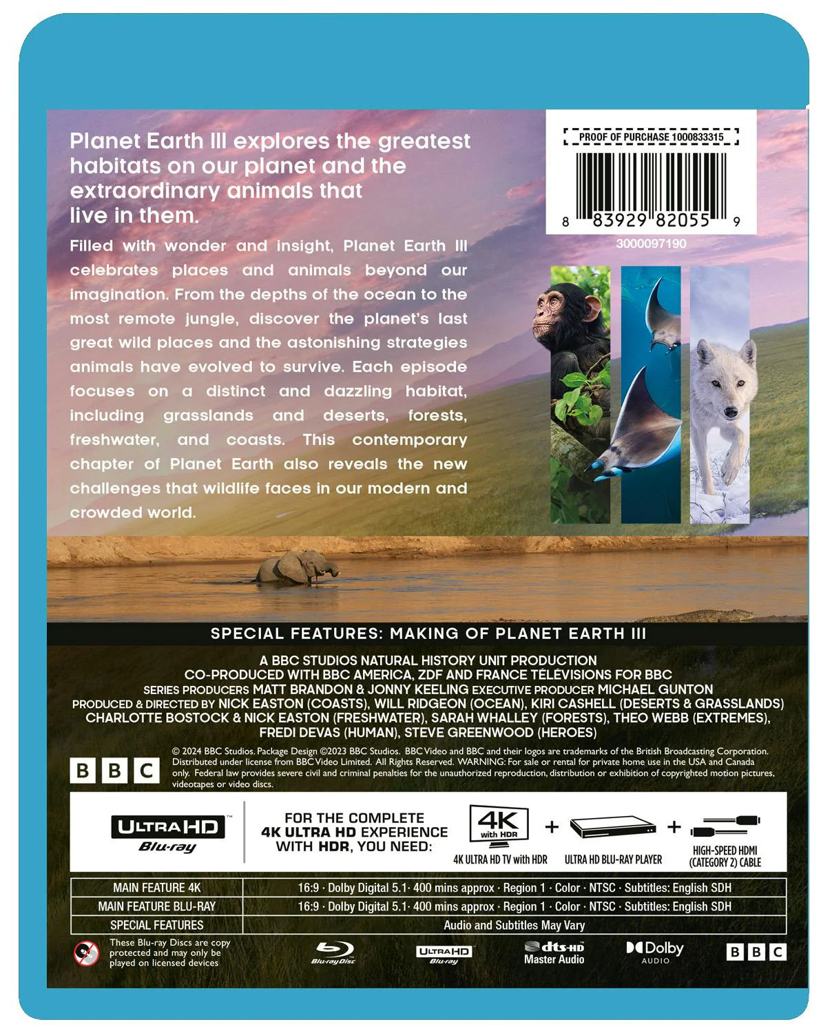 Planet Earth III (4K Ultra HD + Blu-ray) [UHD] - Image 3