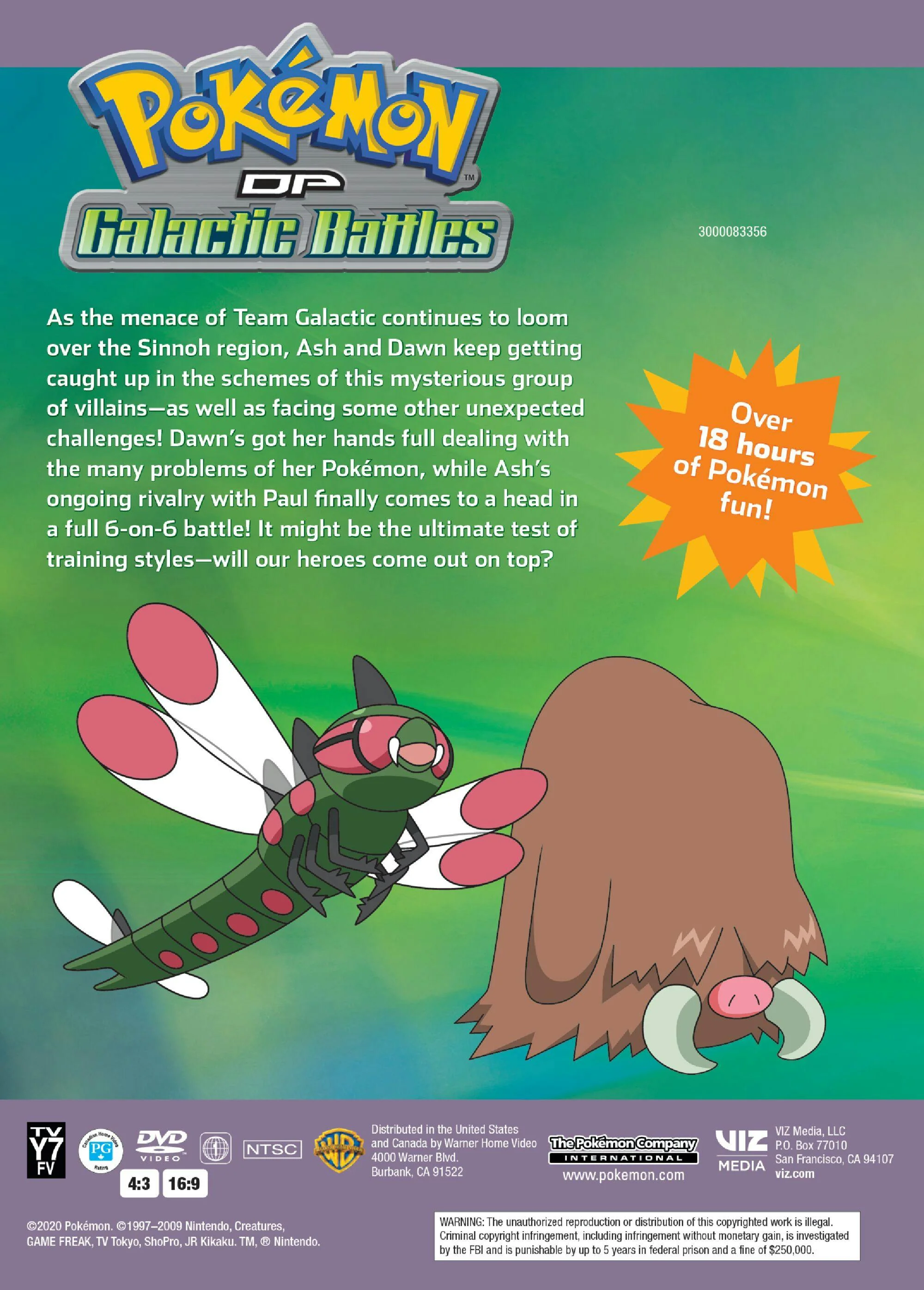 Pokémon: Diamond and Pearl - Galactic Battles (Box Set) [DVD] - Image 2