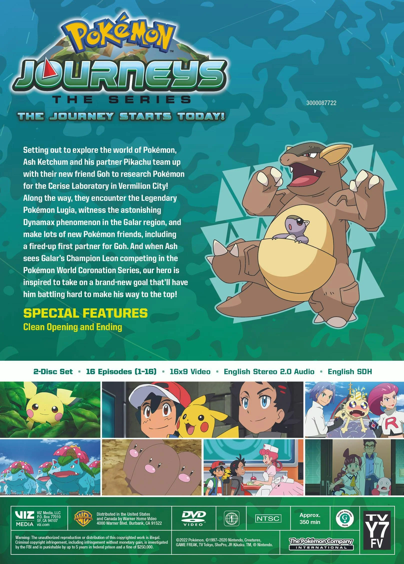 Pokémon Journeys: Season 23 - The Journey Starts Today! [DVD] - Image 2