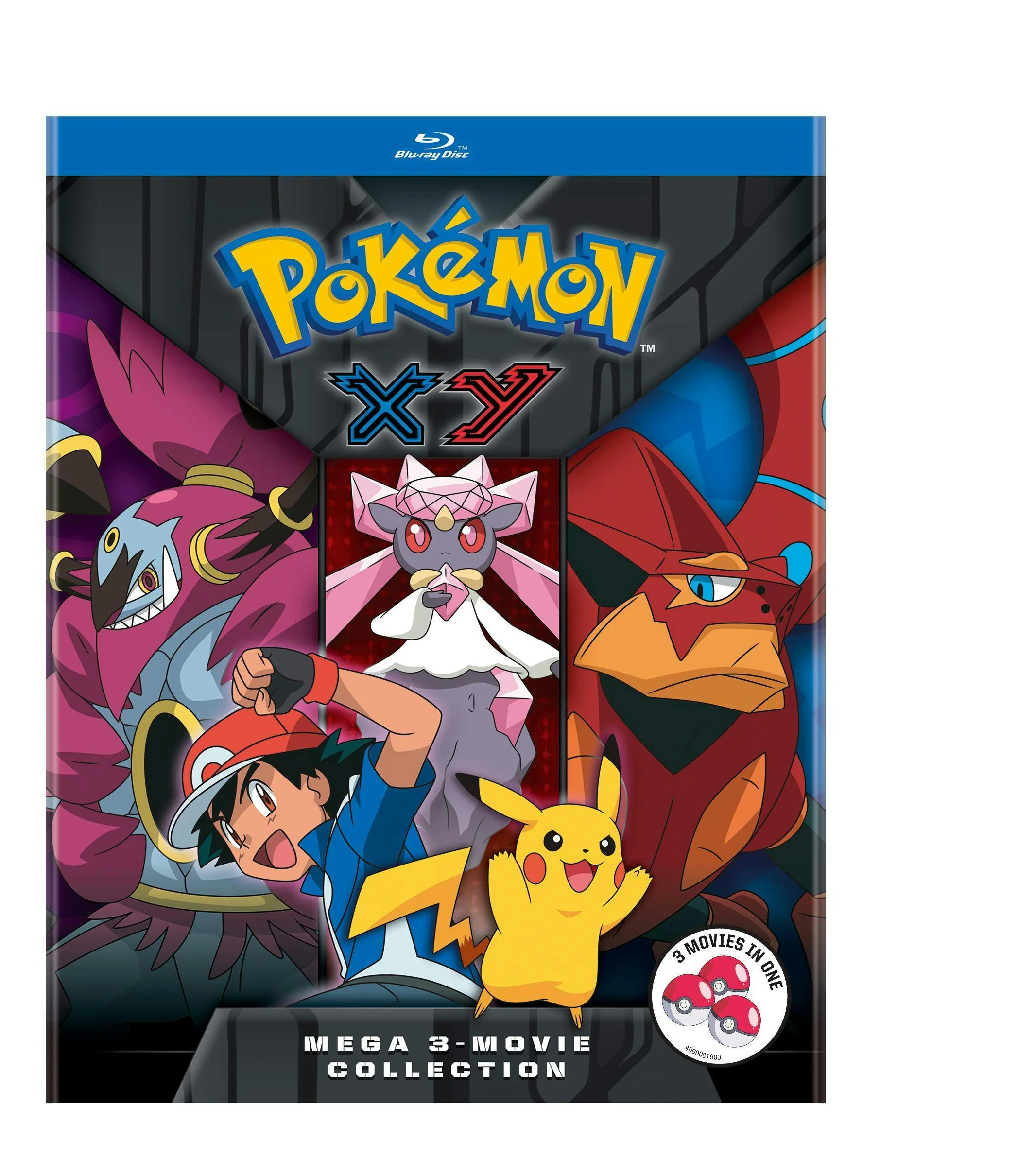 Pokémon XY Mega 3-Movie Collection (Box Set) [Blu-ray]