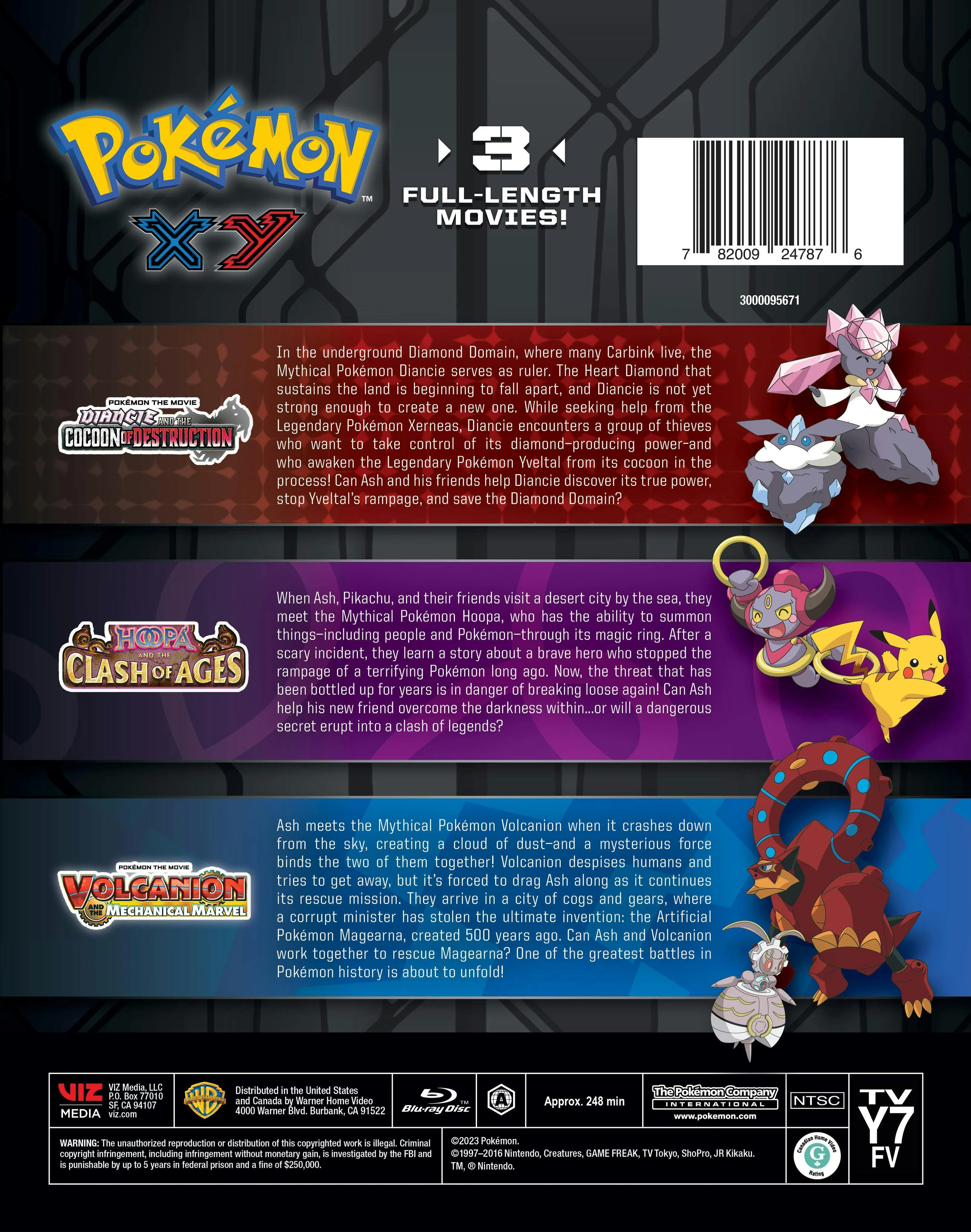Pokémon XY Mega 3-Movie Collection (Box Set) [Blu-ray] - Image 3