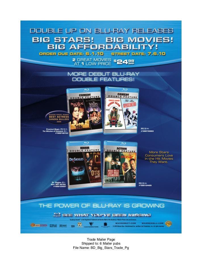 Practical Magic/The Witches of Eastwick (Blu-ray Double Feature) [Blu-ray] - Image 3