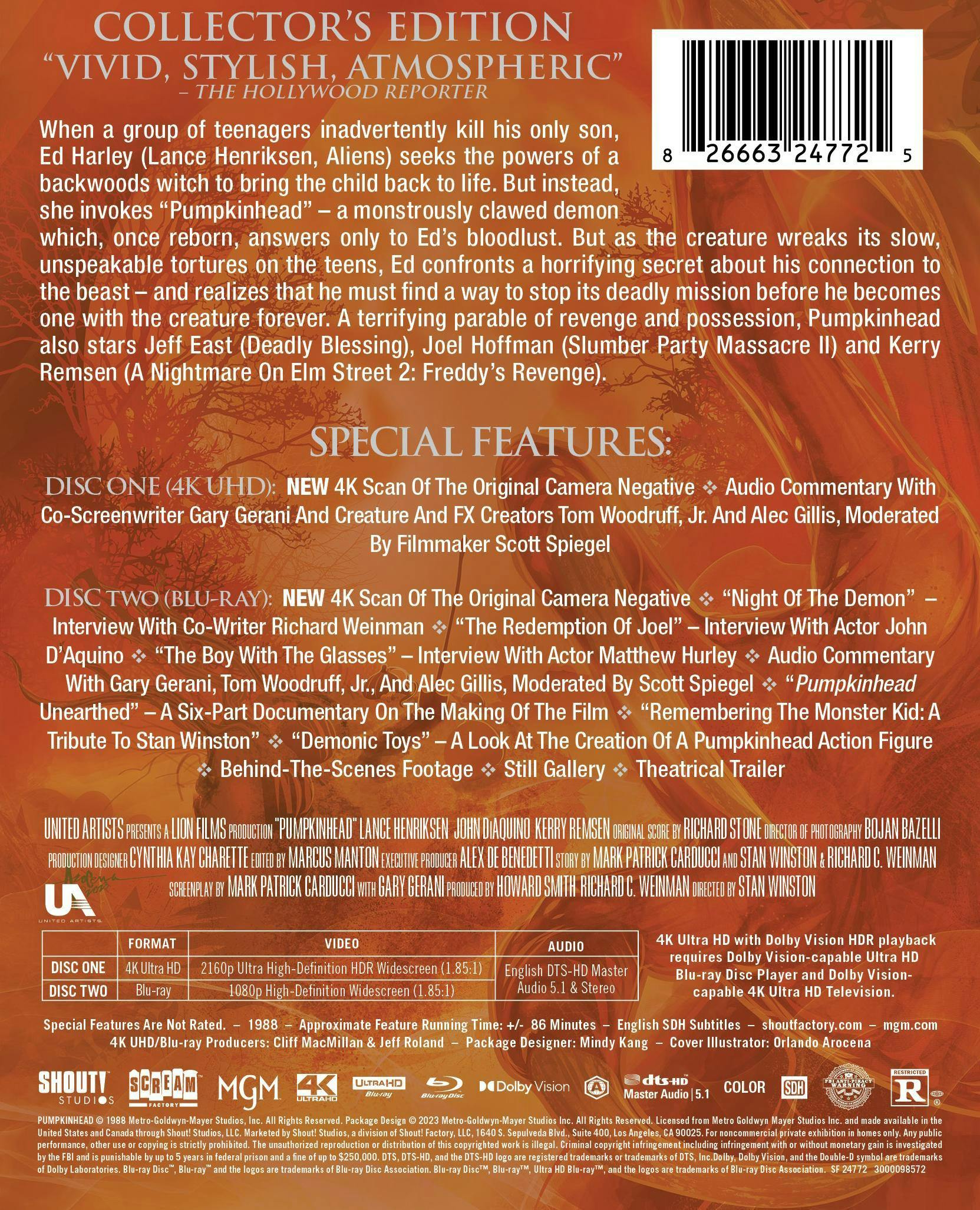 Pumpkinhead (Limited Edition 4K Ultra HD Steelbook + Blu-ray) [UHD] - Image 3