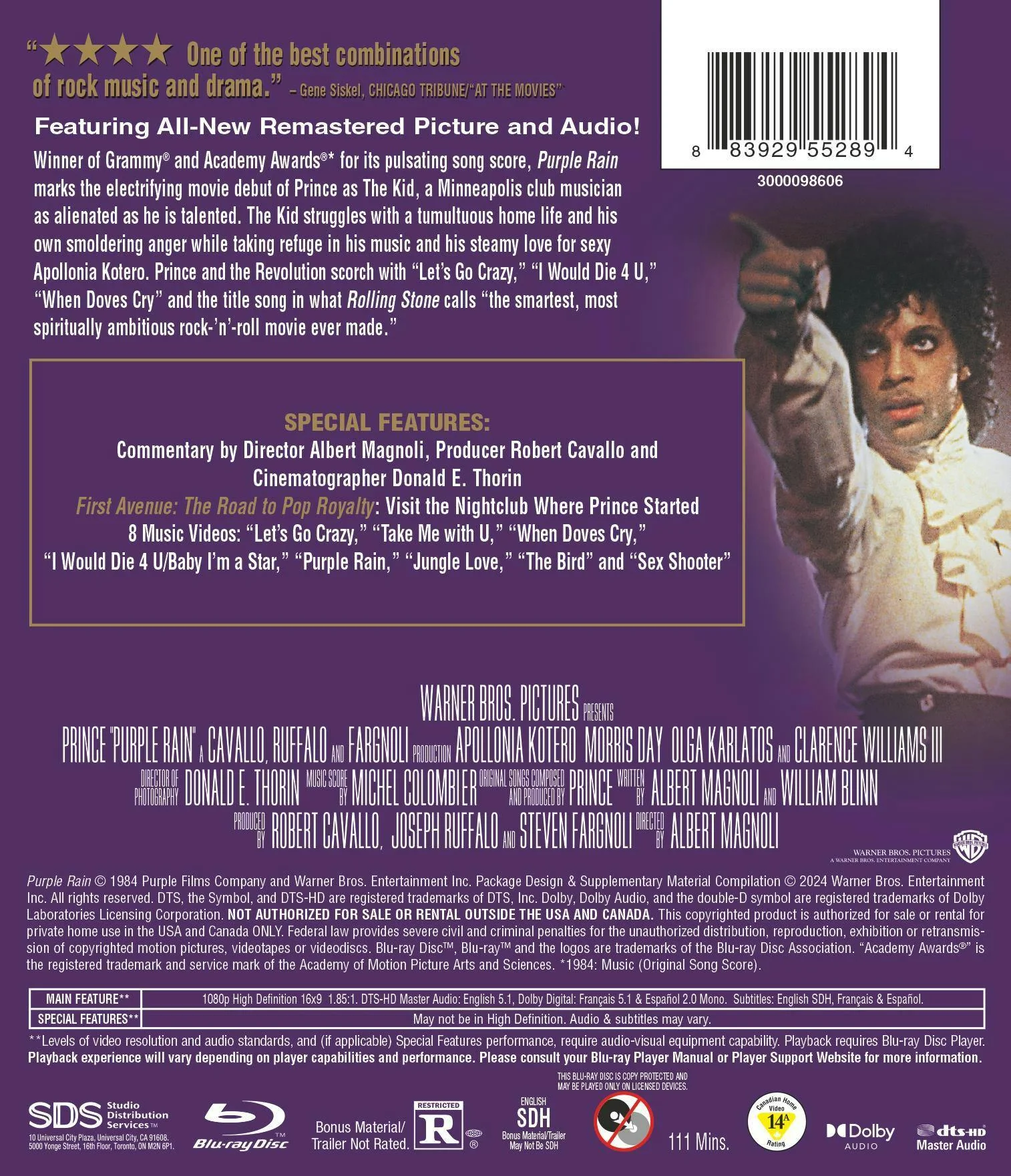Purple Rain (Remastered) [Blu-ray] - Image 2