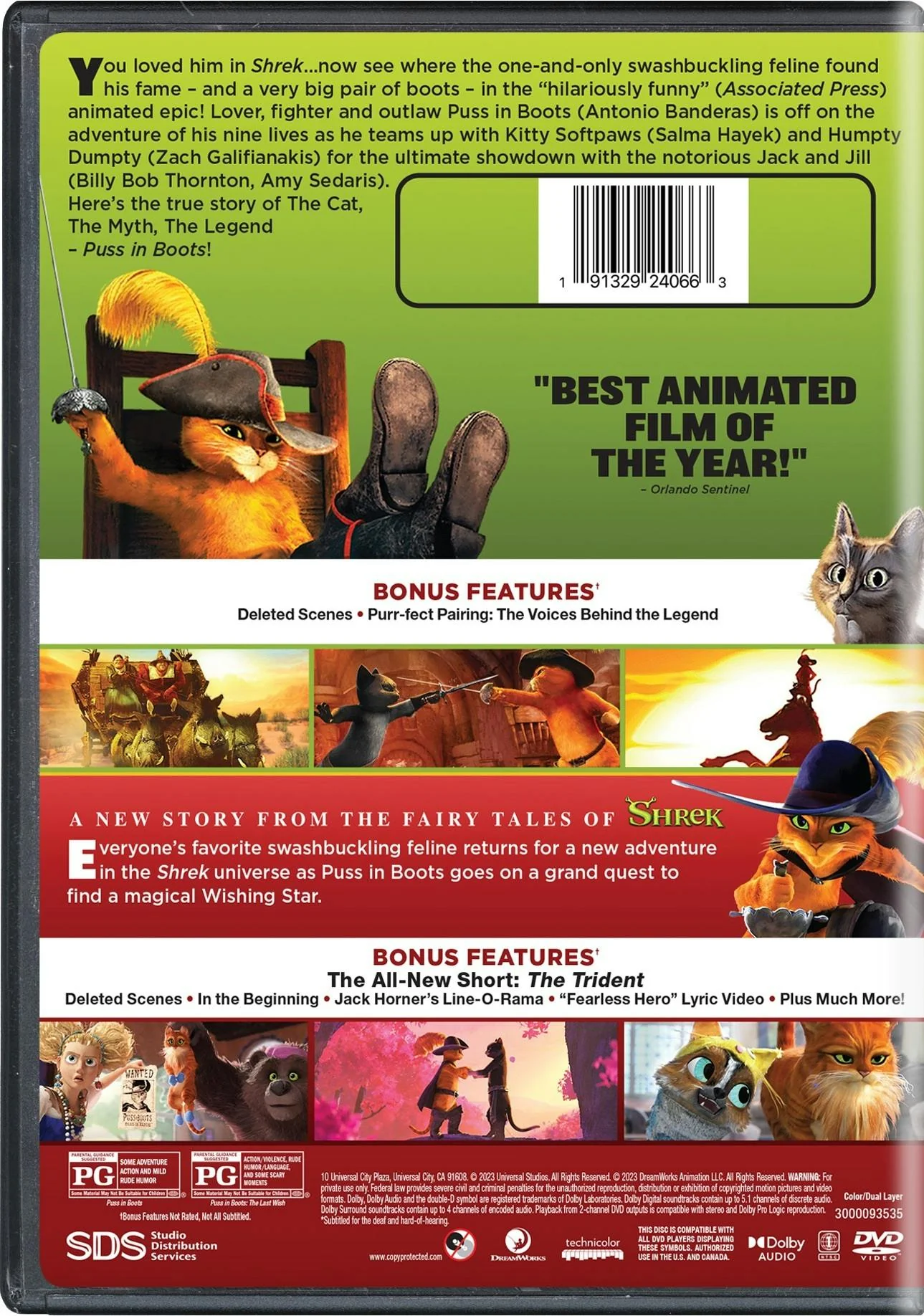 Puss in Boots: 2-movie Collection (DVD Double Feature) [DVD] - Image 2