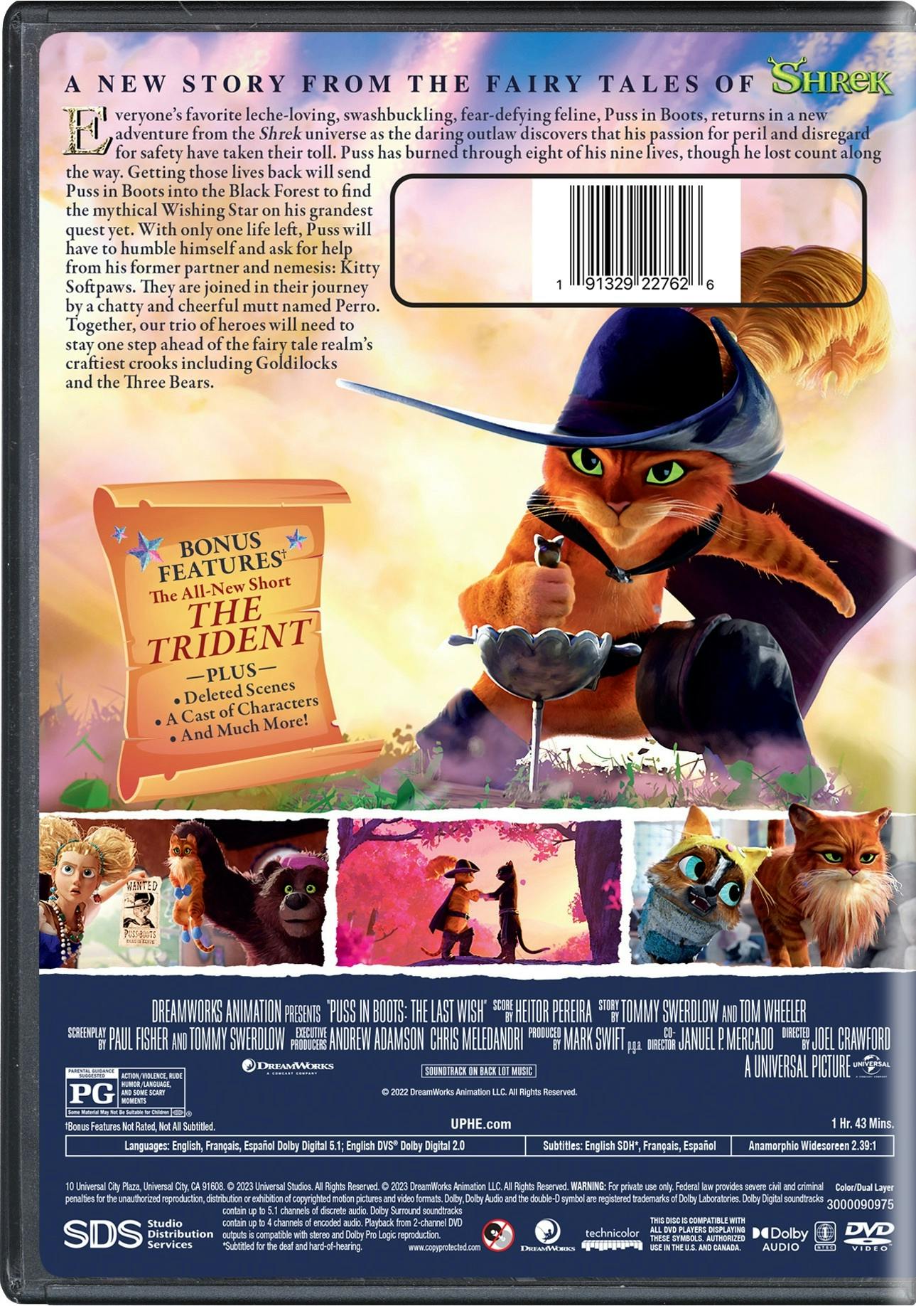 Puss in Boots: The Last Wish [DVD] - Image 2