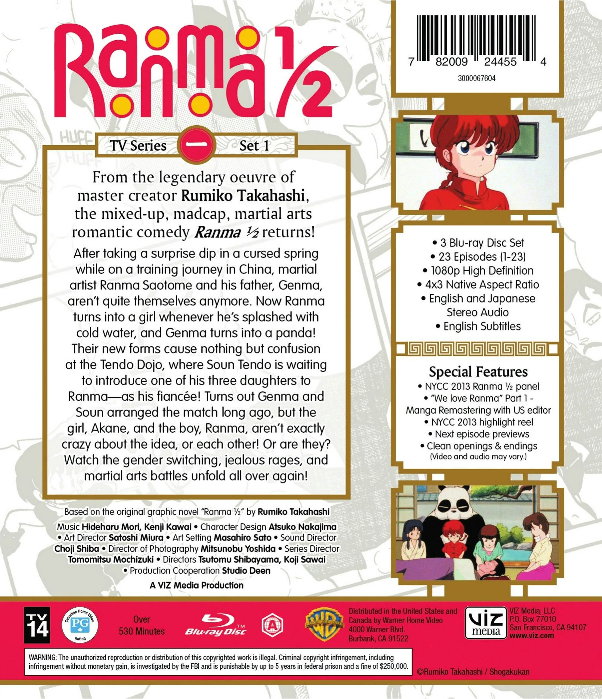 Ranma 1/2 - TV Series Set 1 Standard Edition [Blu-ray] - Image 3