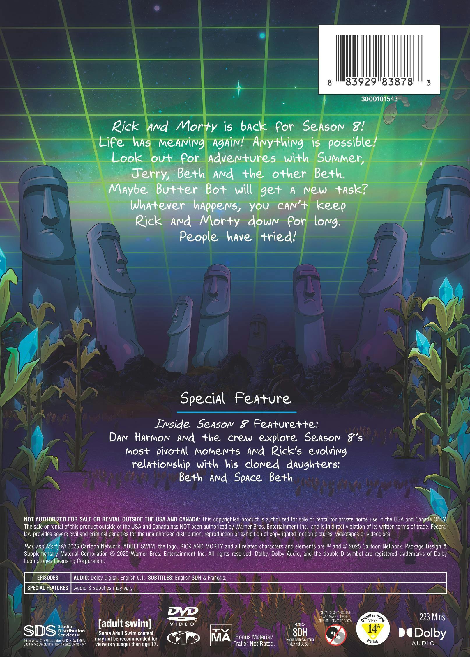 Rick and Morty: The Complete Eighth Season [DVD] - Image 3