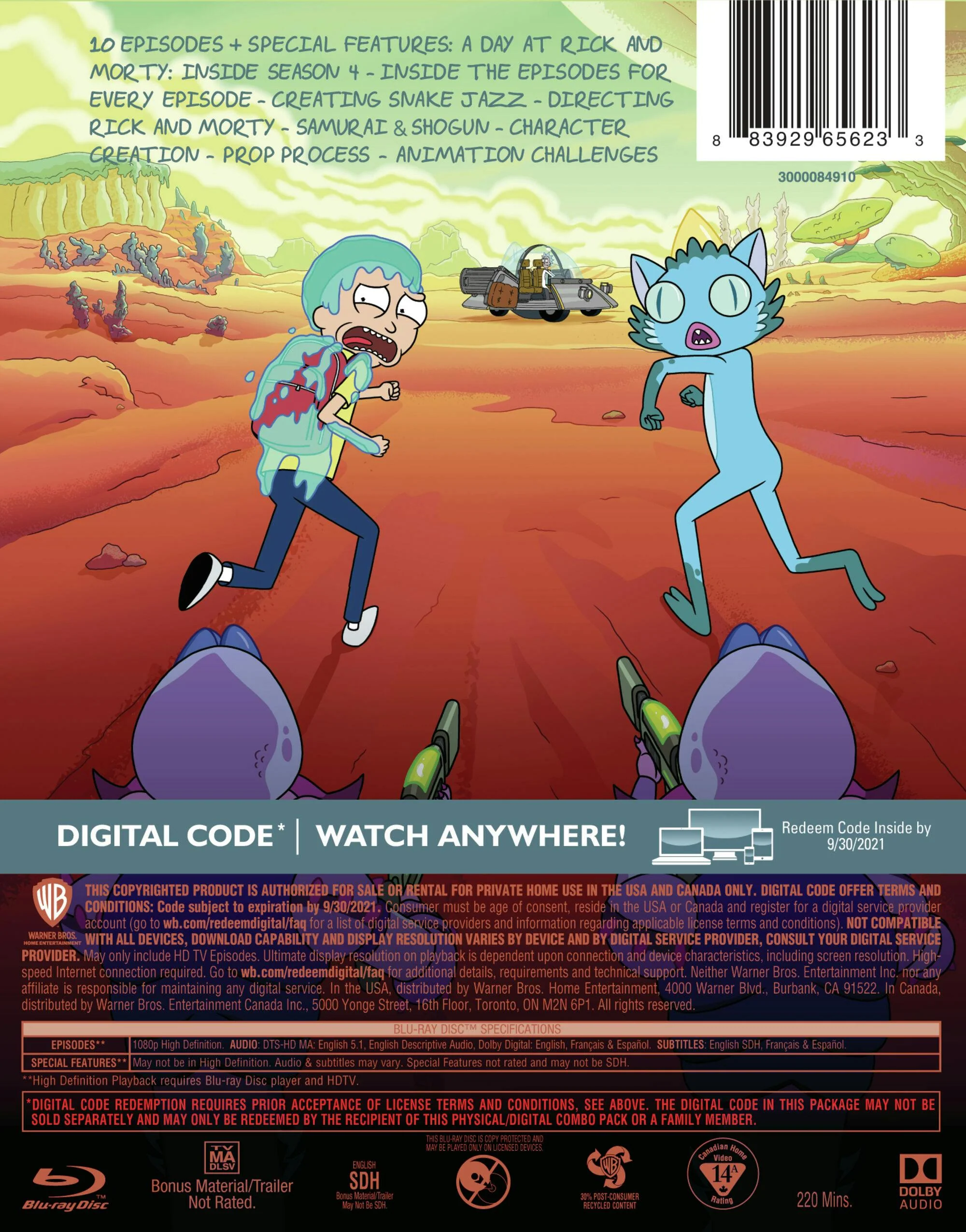 Rick & Morty: Season 4 [Blu-ray] - Image 3