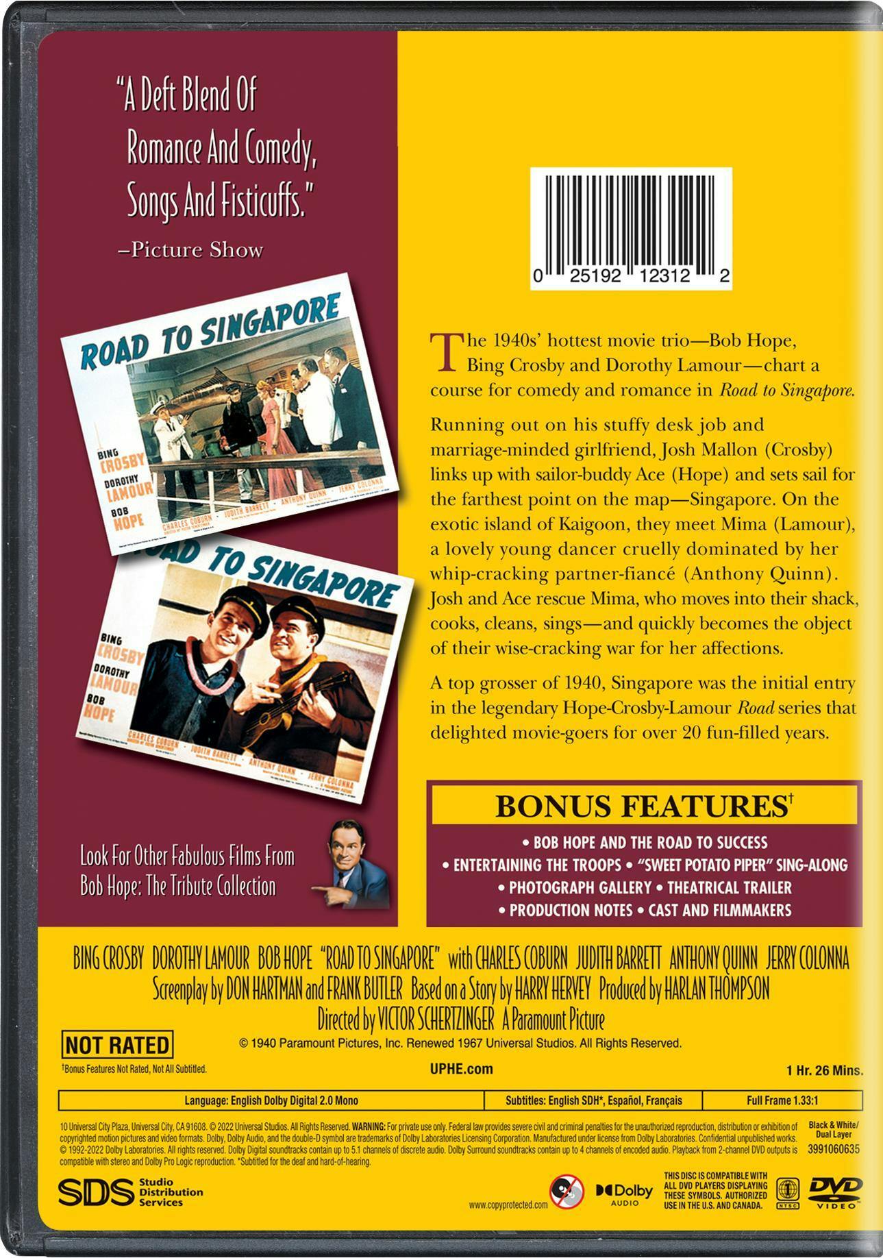 Road to Singapore [DVD] - Image 2