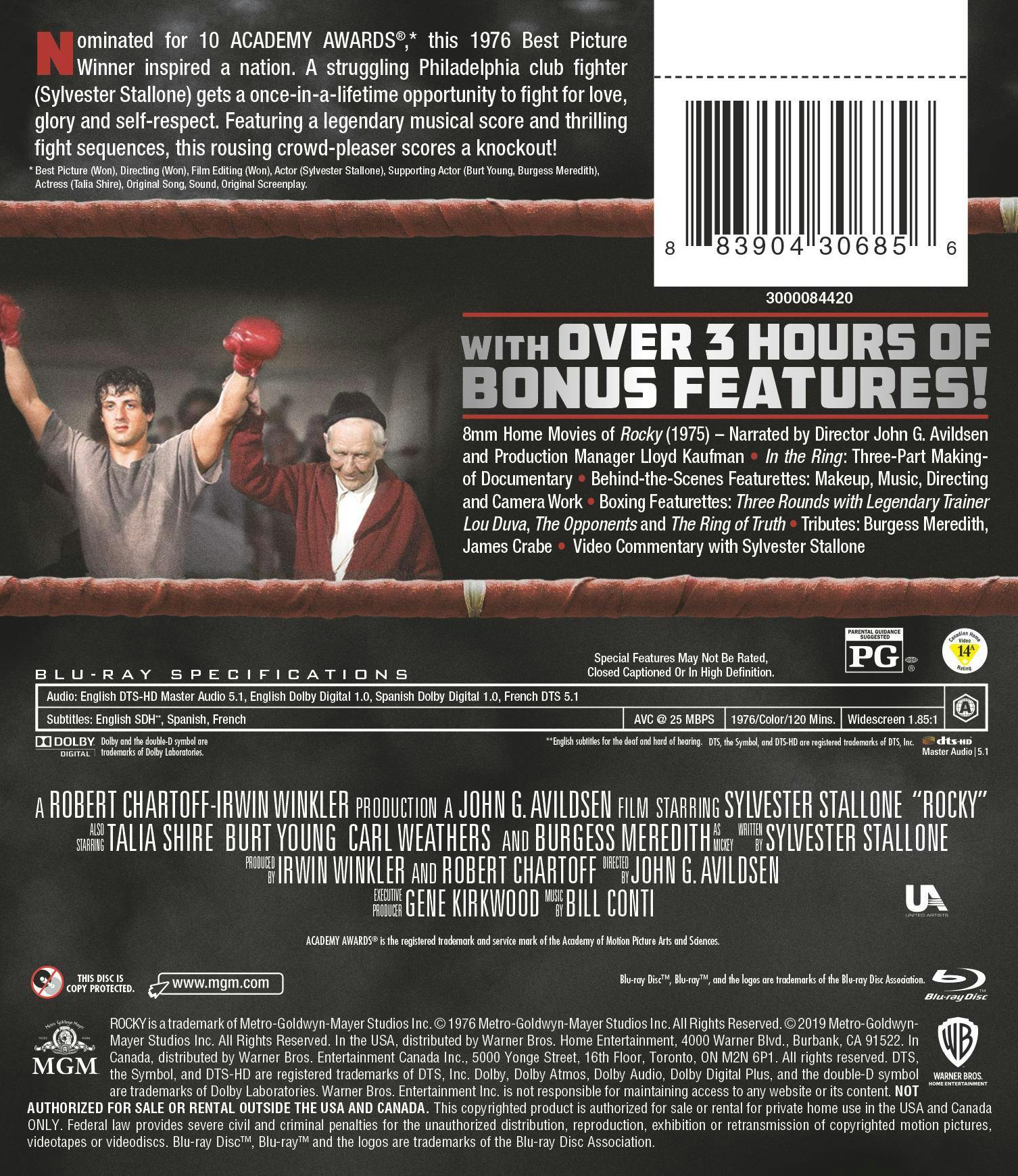 Rocky 6-film Collection (Box Set) [Blu-ray] - Image 3