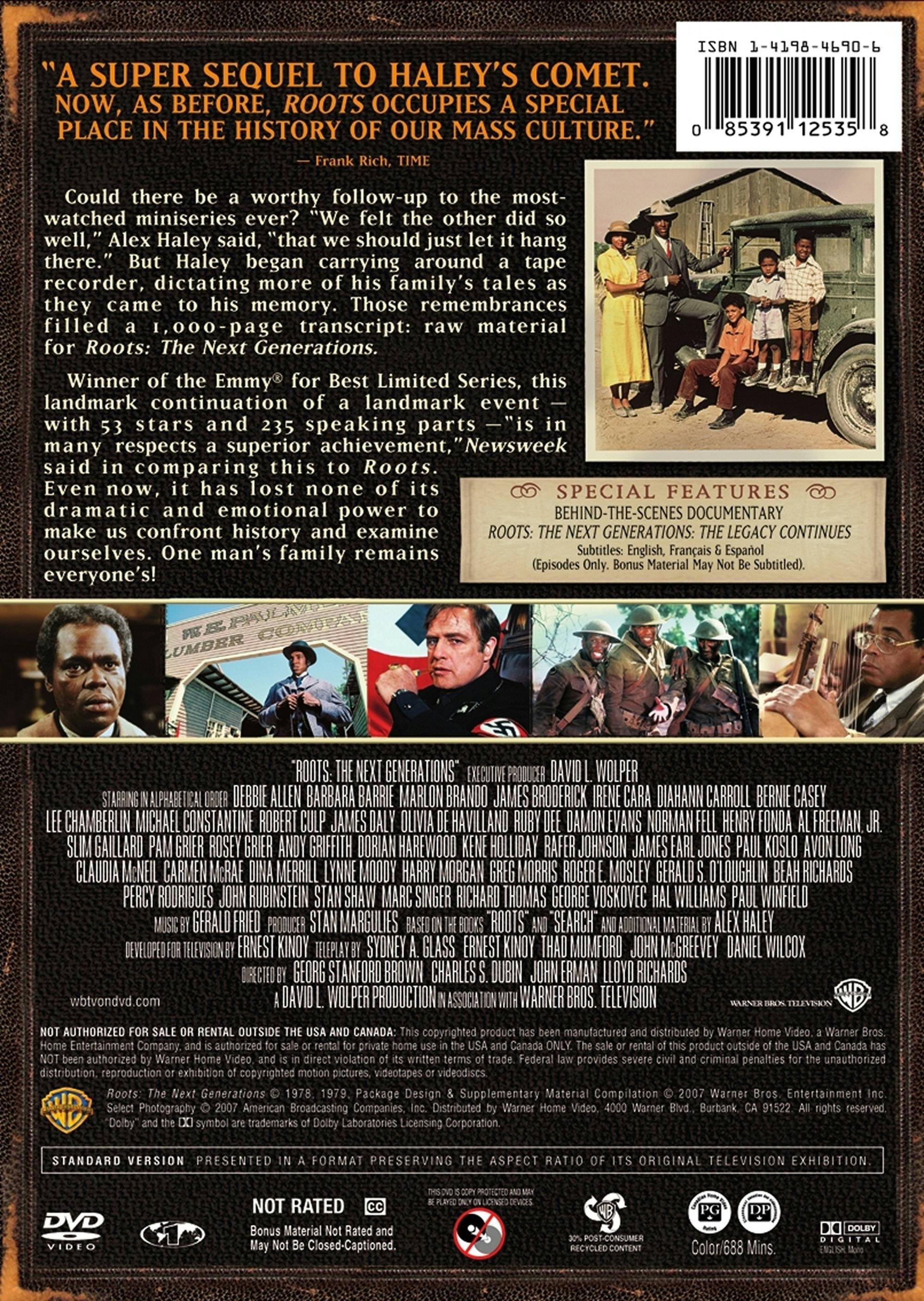 Roots: The Next Generations - Volumes 1 and 2 (Box Set) [DVD] - Image 2