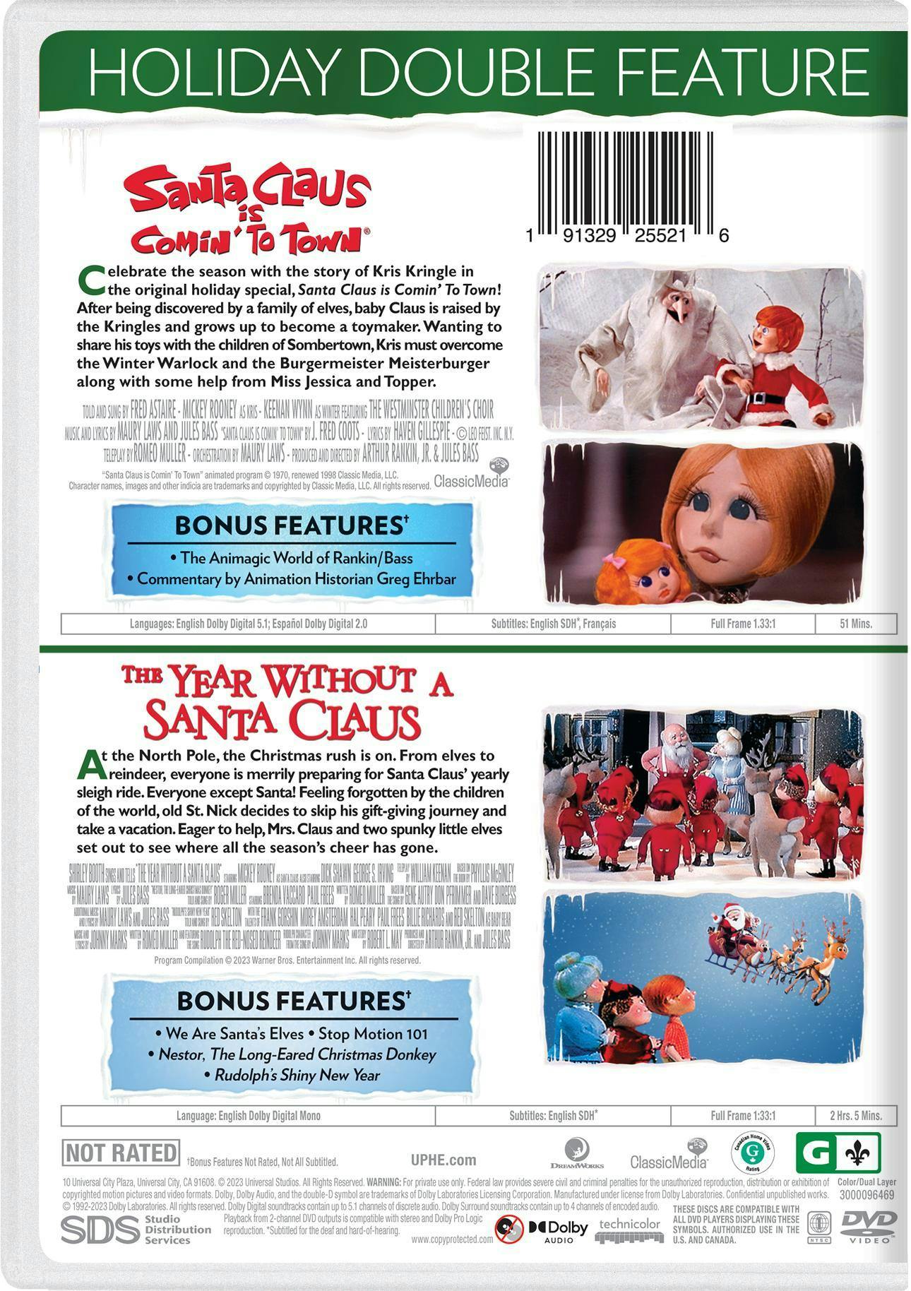 Santa Claus Holiday Double Feature [DVD] - Image 3