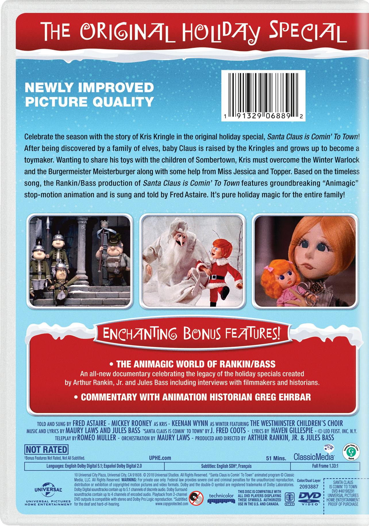 Santa Claus Is Comin' to Town (Deluxe Edition) [DVD] - Image 2