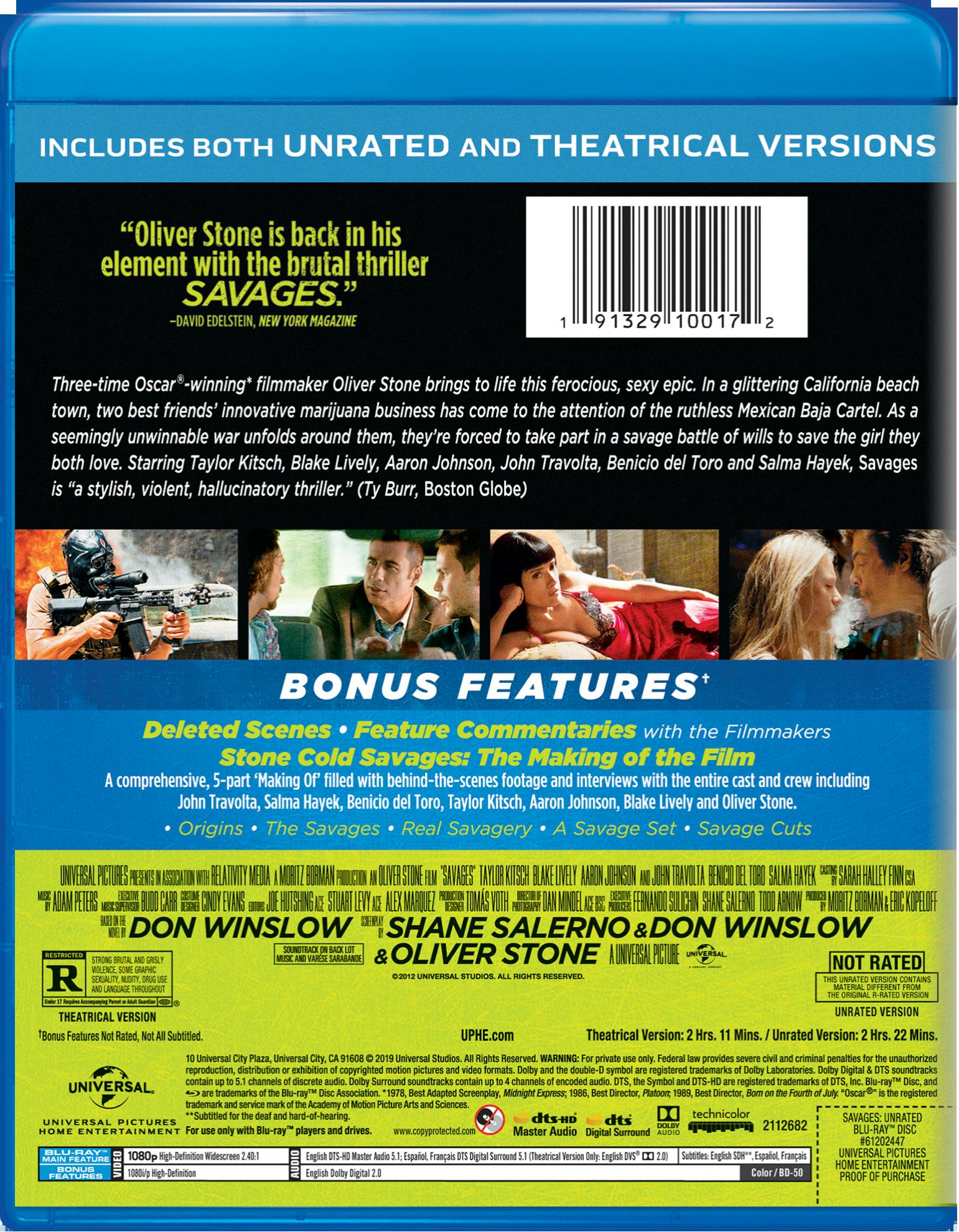Savages (Unrated Edition) [Blu-ray] - Image 2