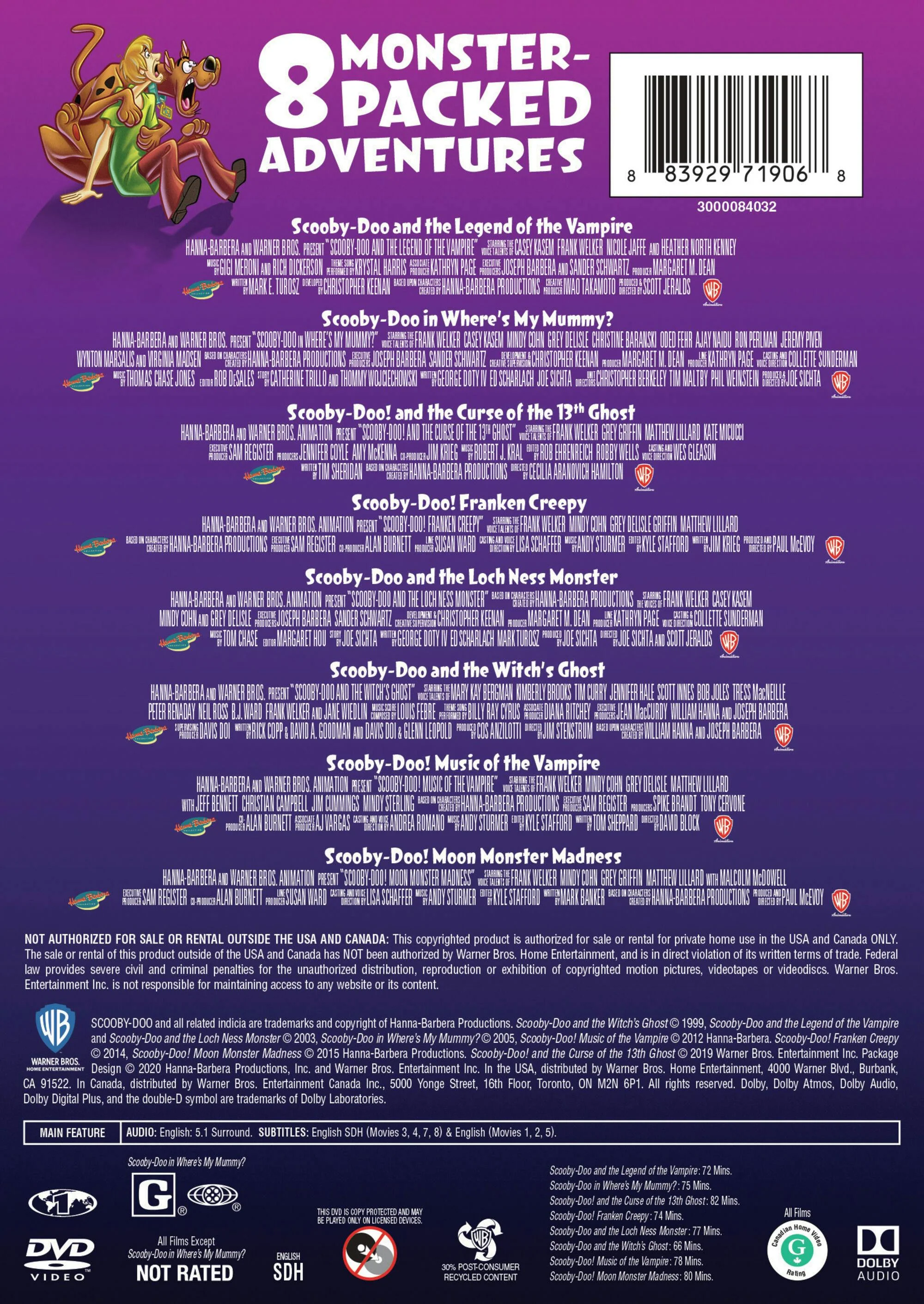 Scooby-Doo: Monster Movies Collection (Box Set) [DVD] - Image 2
