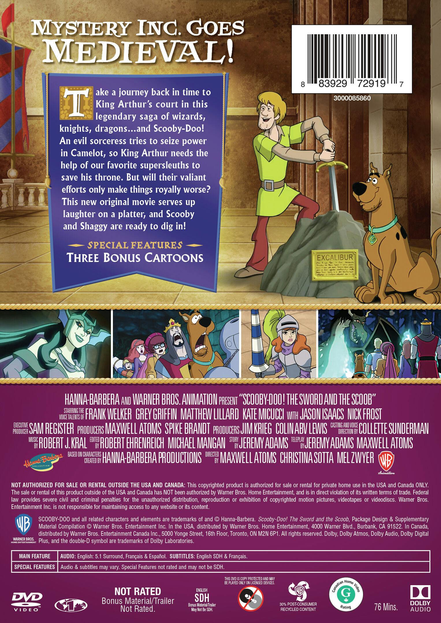 Scooby-Doo!: The Sword and the Scoob [DVD] - Image 2
