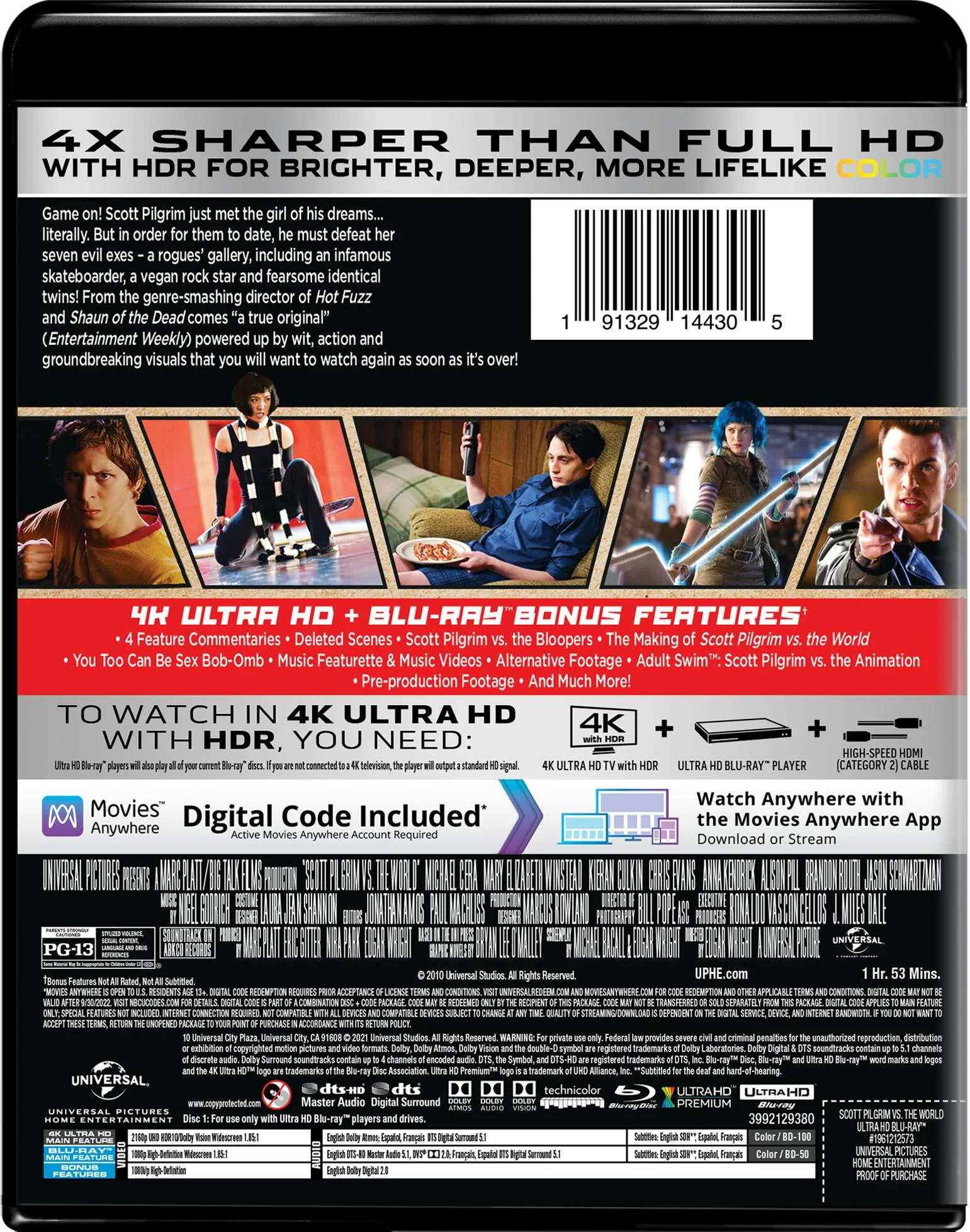 Scott Pilgrim Vs. The World (4K Ultra HD + Blu-ray) [UHD] - Image 2