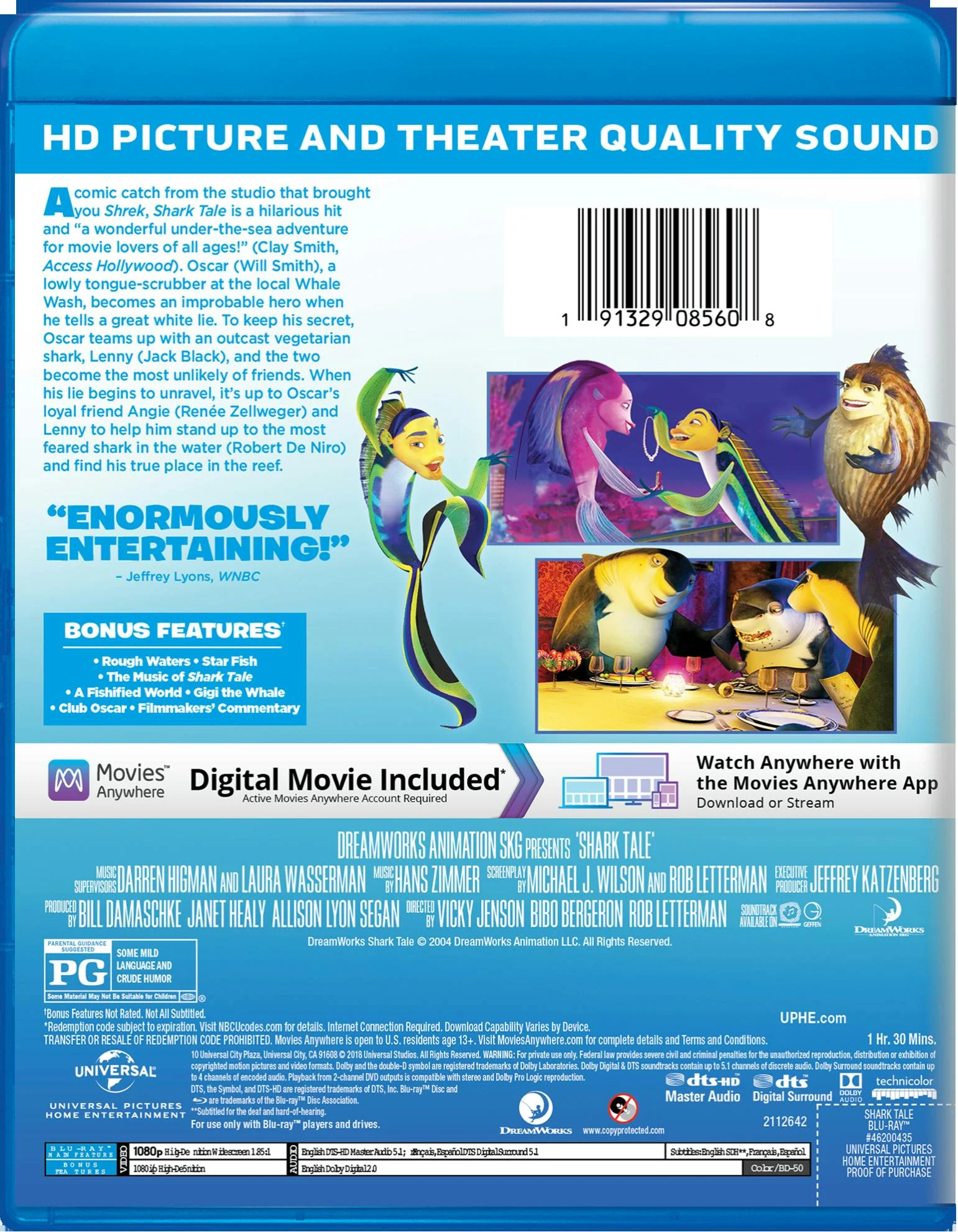 Shark Tale (Blu-ray + Digital) [Blu-ray] - Image 3