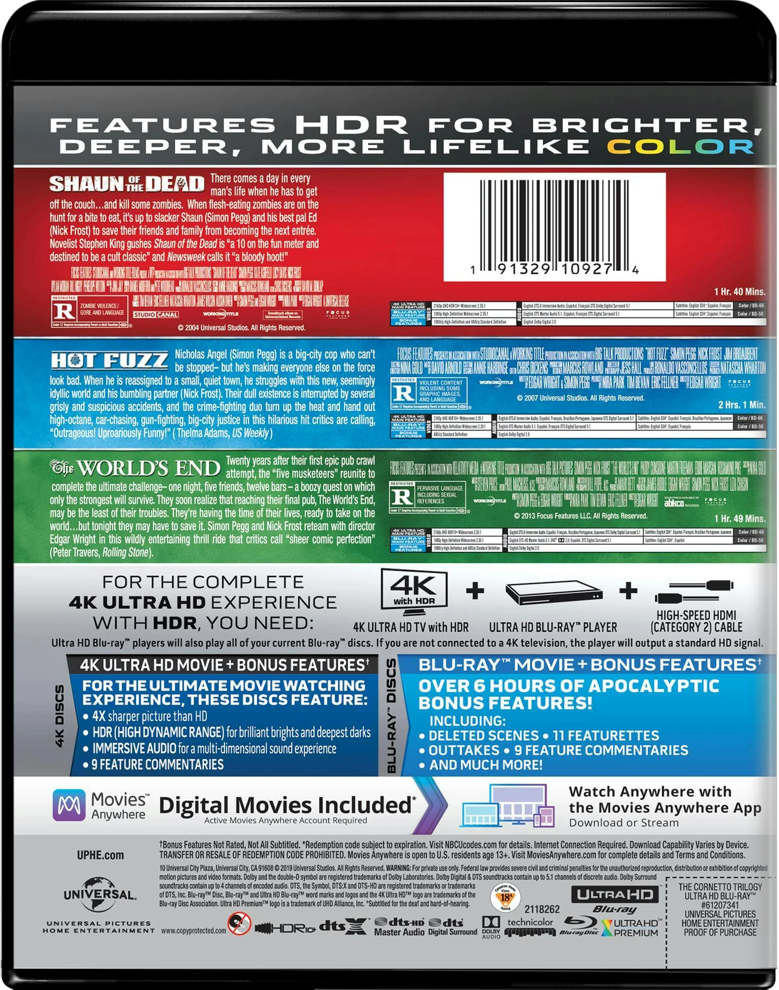 Shaun of the Dead/Hot Fuzz/The World's End (4K Ultra HD) [UHD] - Image 3