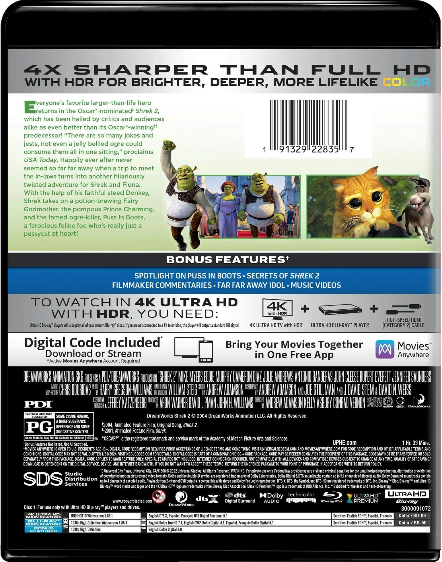 Shrek 2 (4K Ultra HD + Blu-ray) [UHD] - Image 3