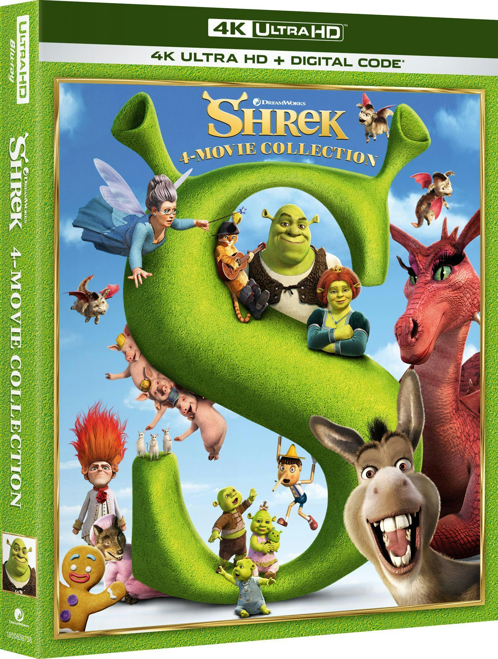 Shrek 4-Movie Collection - 4K Ultra HD + Digital (4K Ultra HD) [UHD] - Image 2