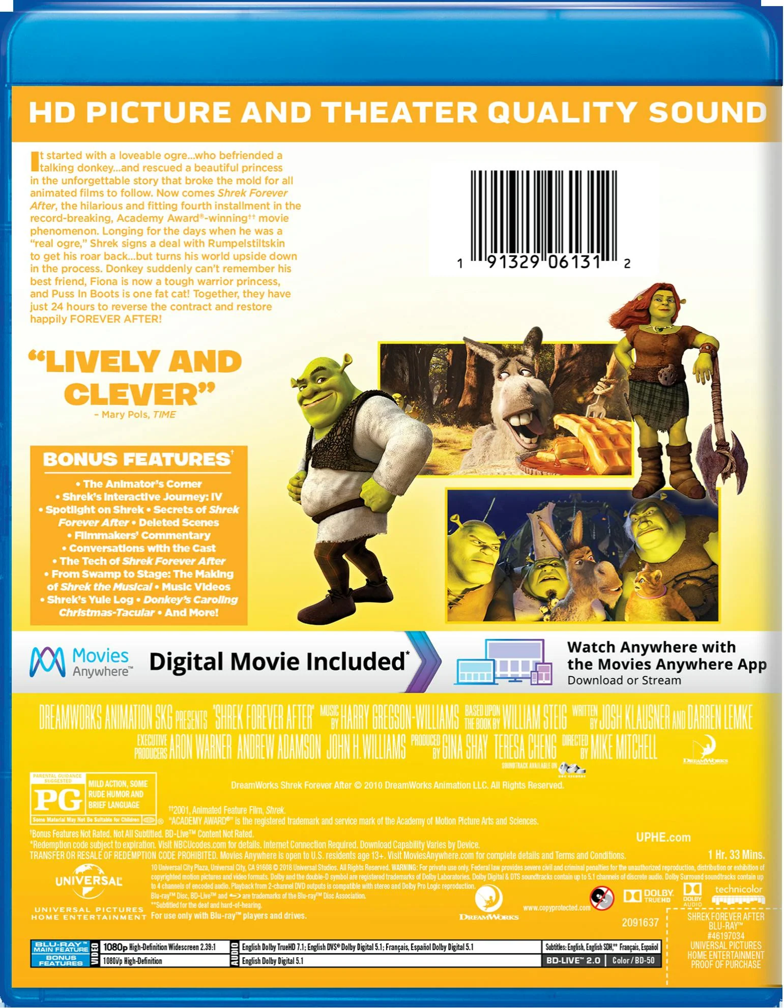 Shrek: Forever After - The Final Chapter (Blu-ray New Box Art) [Blu-ray] - Image 2