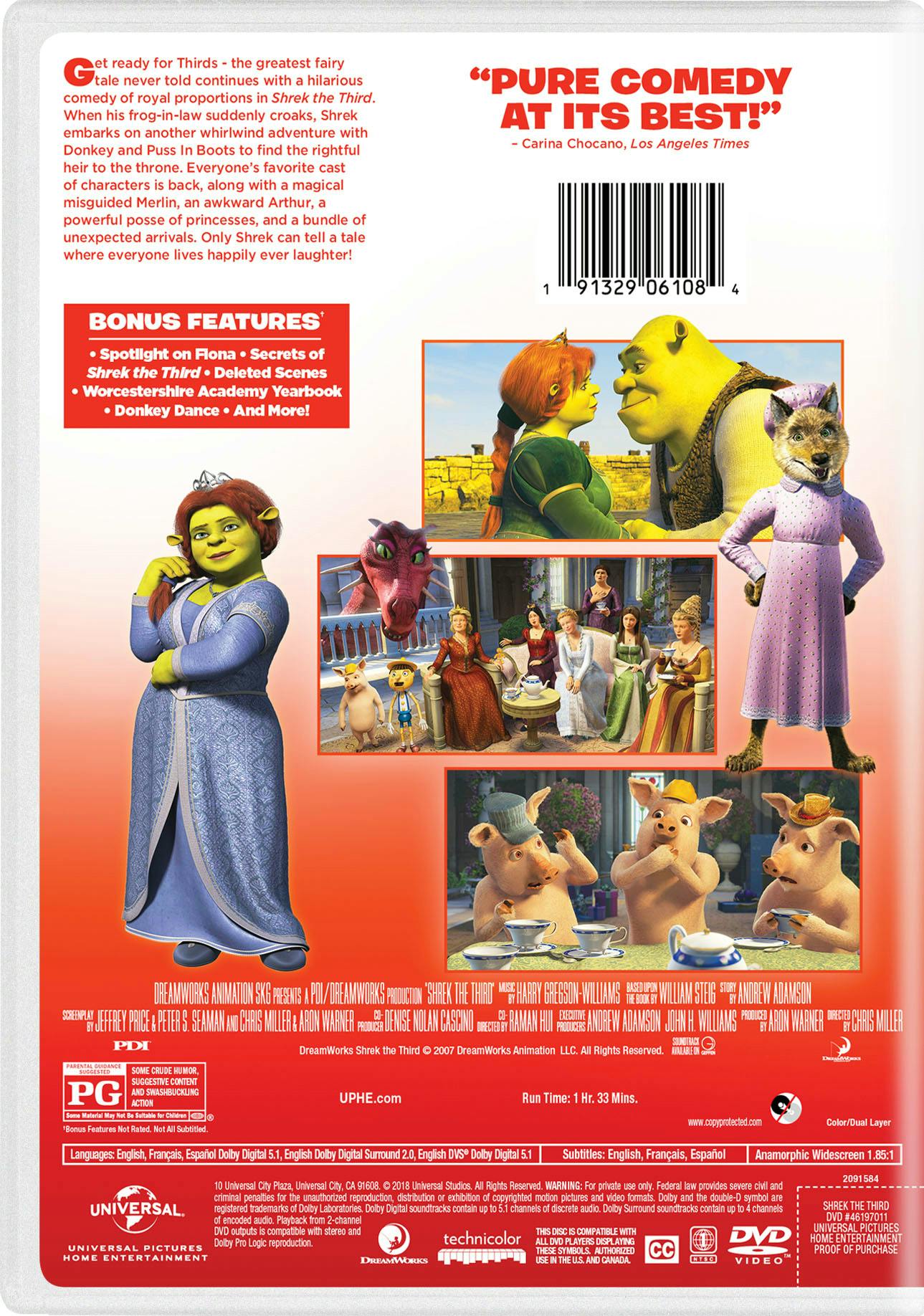 Shrek the Third (DVD New Box Art) [DVD] - Image 2
