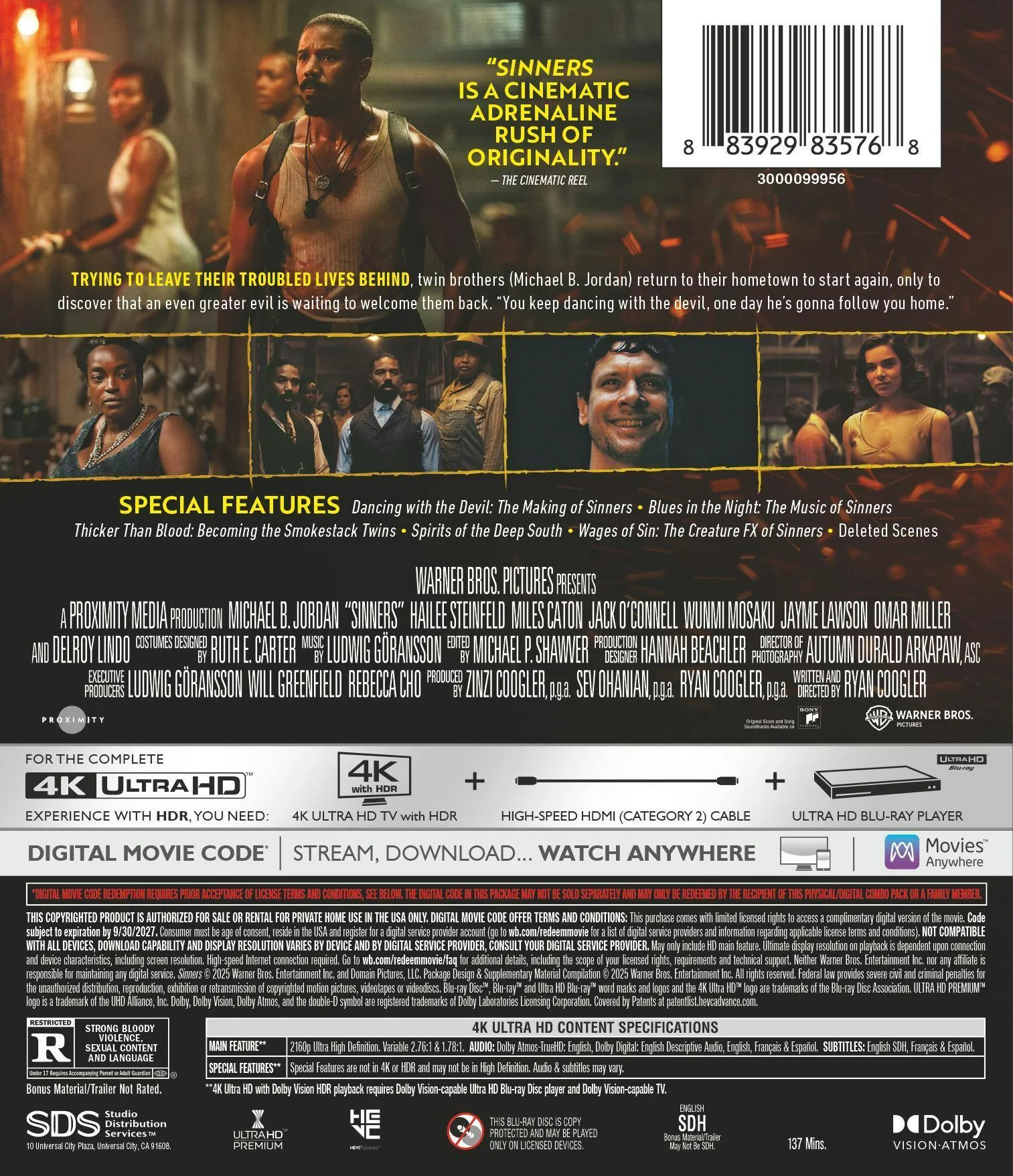 Sinners (4K Ultra HD) [UHD] - Image 3
