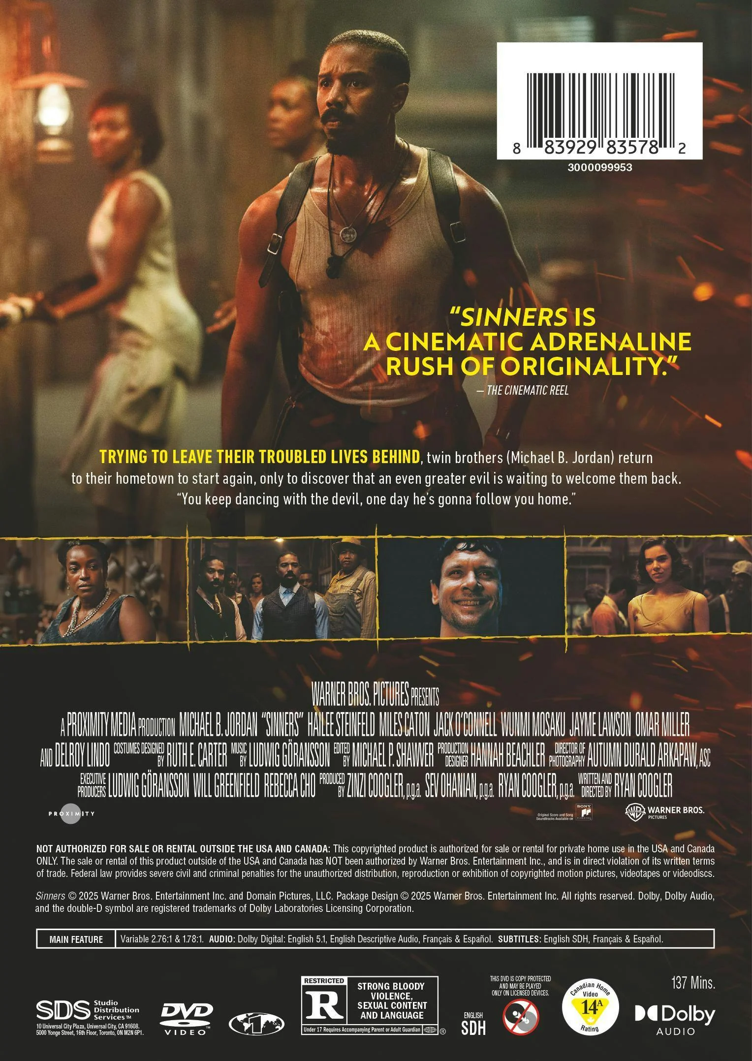 Sinners [DVD] - Image 3