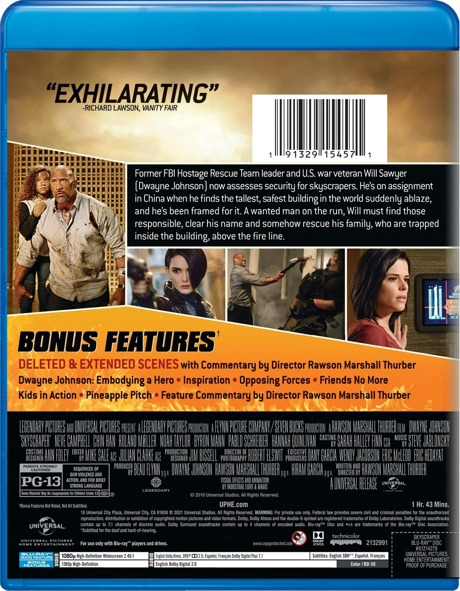 Skyscraper (Blu-ray New Box Art) [Blu-ray] - Image 2