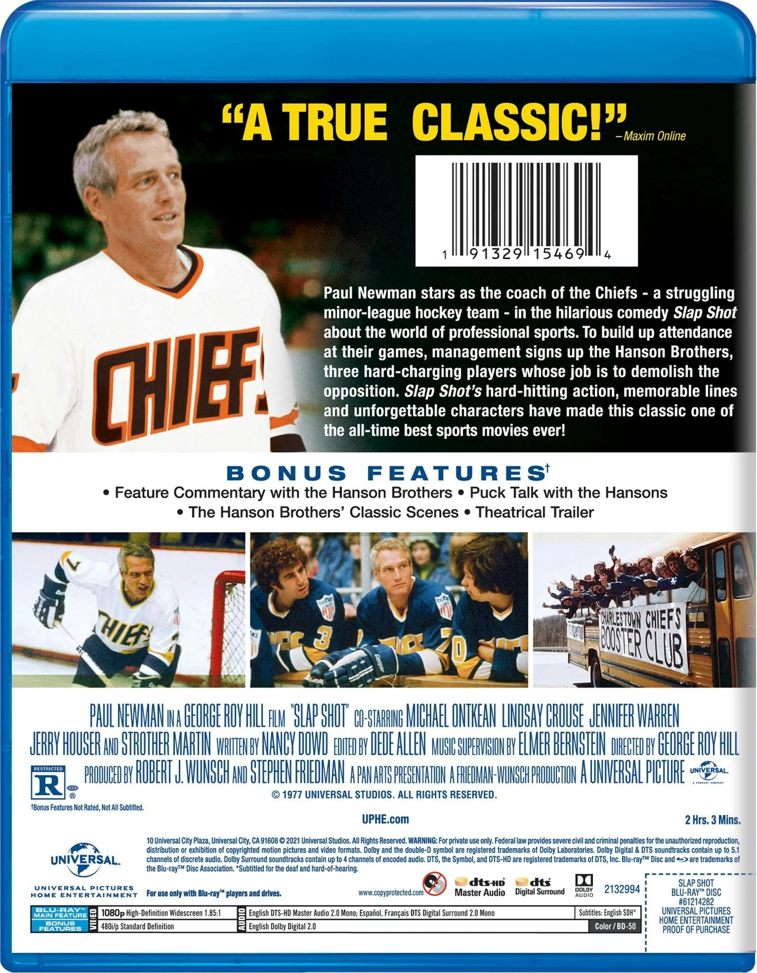 Slap Shot (Blu-ray New Box Art) [Blu-ray] - Image 2