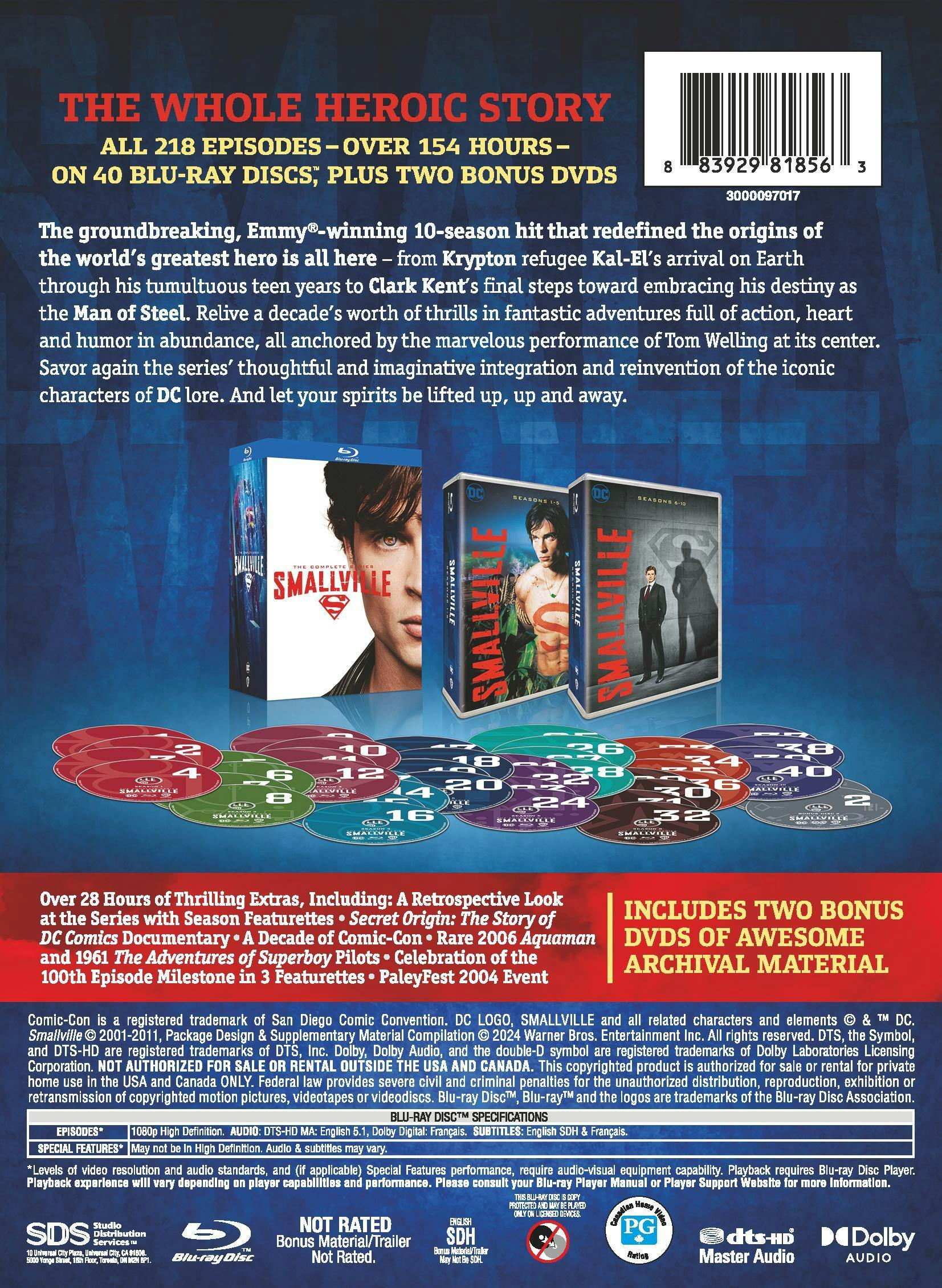 Smallville: The Complete Series (Box Set) [Blu-ray] - Image 3