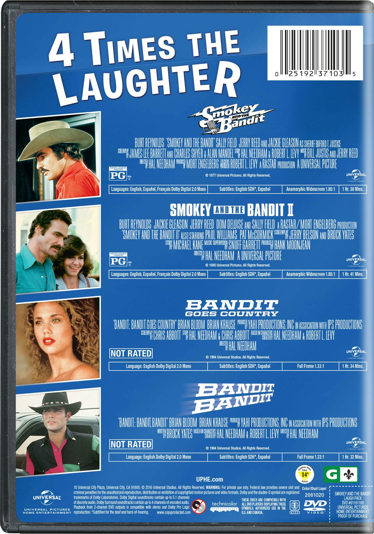 Smokey and the Bandit: 4-movie collection (DVD Set) [DVD] - Image 2