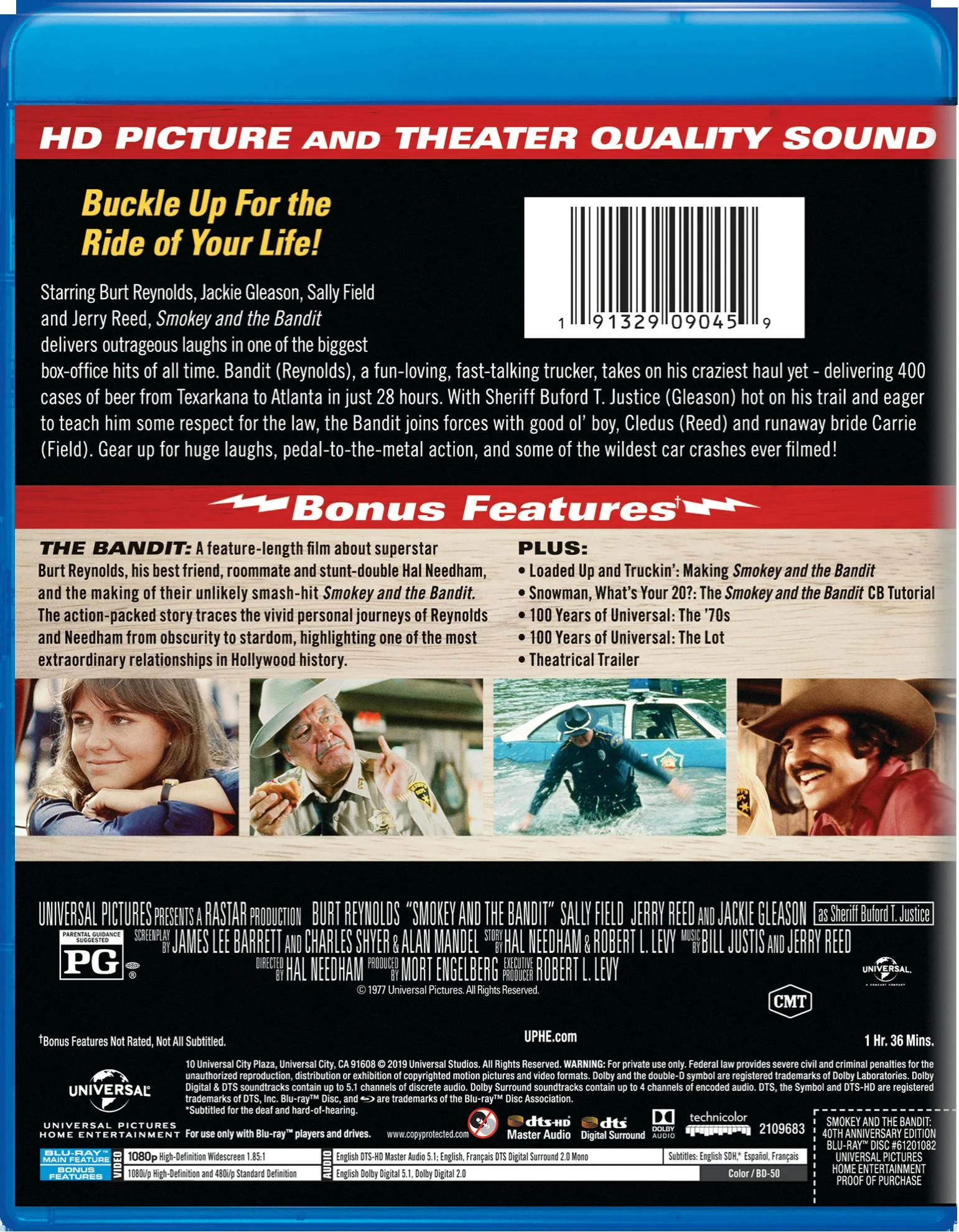 Smokey and the Bandit (40th Anniversary Edition) [Blu-ray] - Image 2