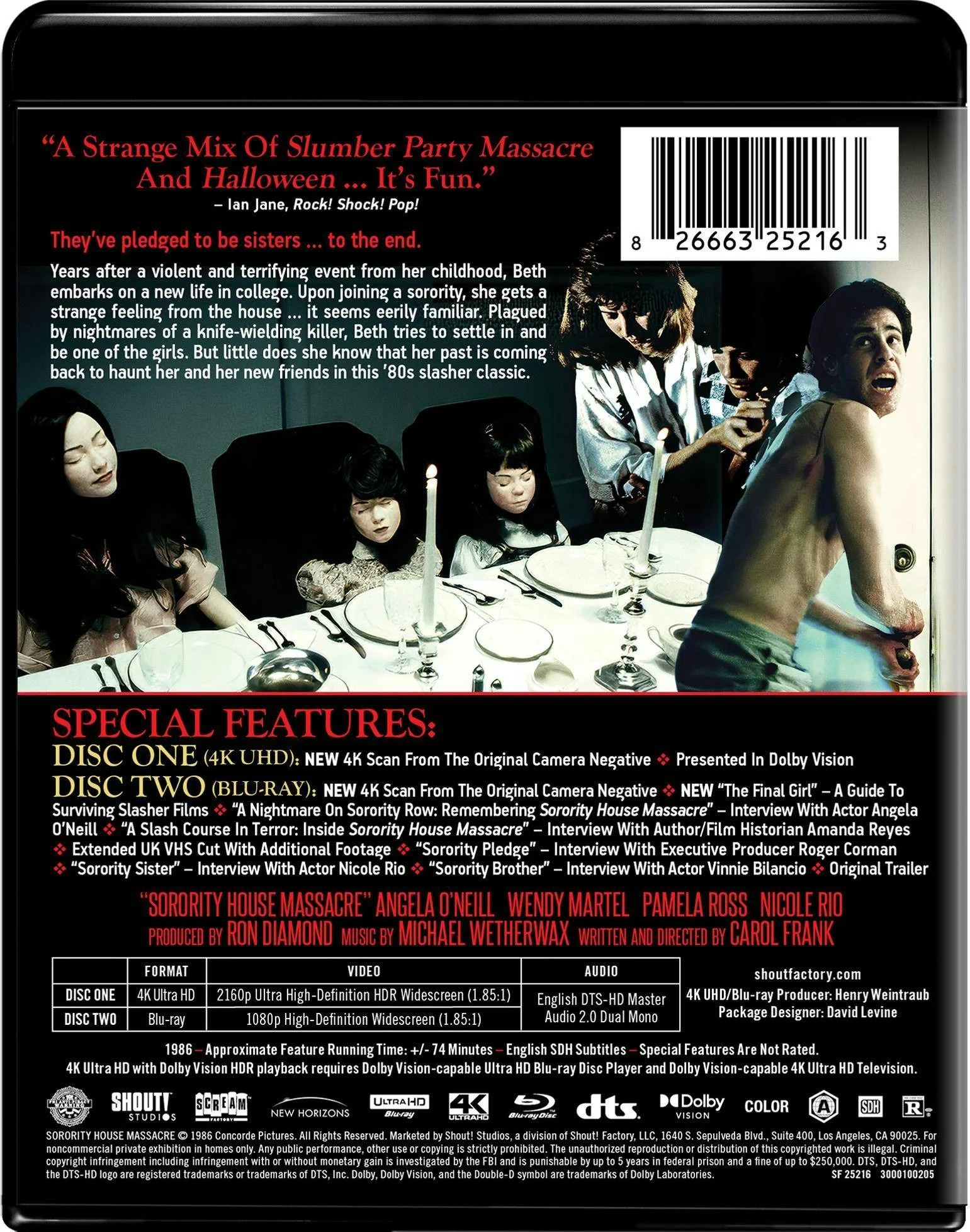 Sorority House Massacre - Collector's Edition [UHD] - Image 3