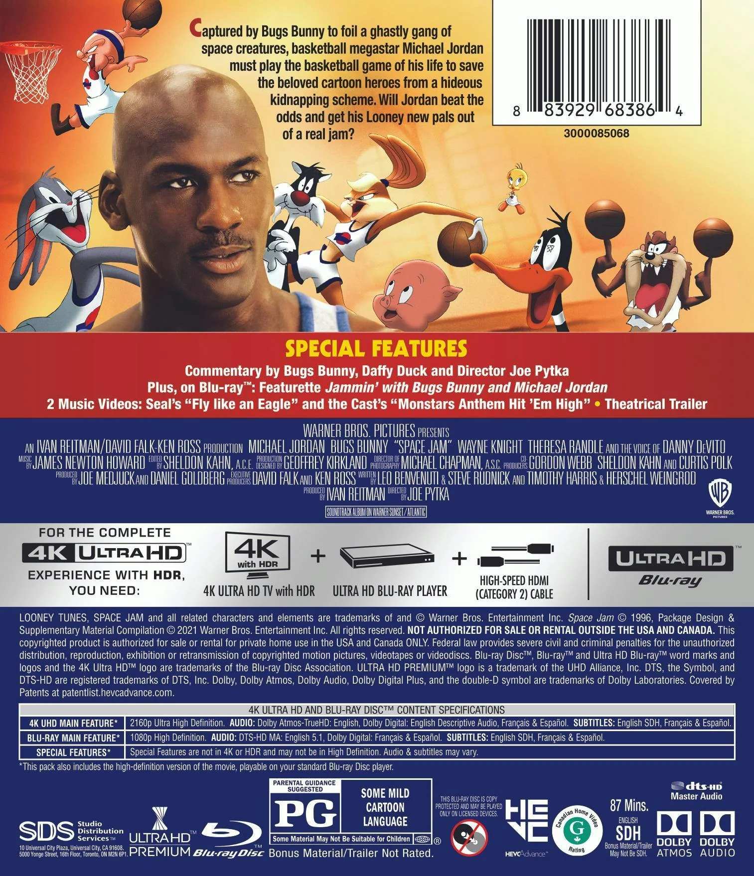 Space Jam (4K Ultra HD + Blu-ray) [UHD] - Image 3
