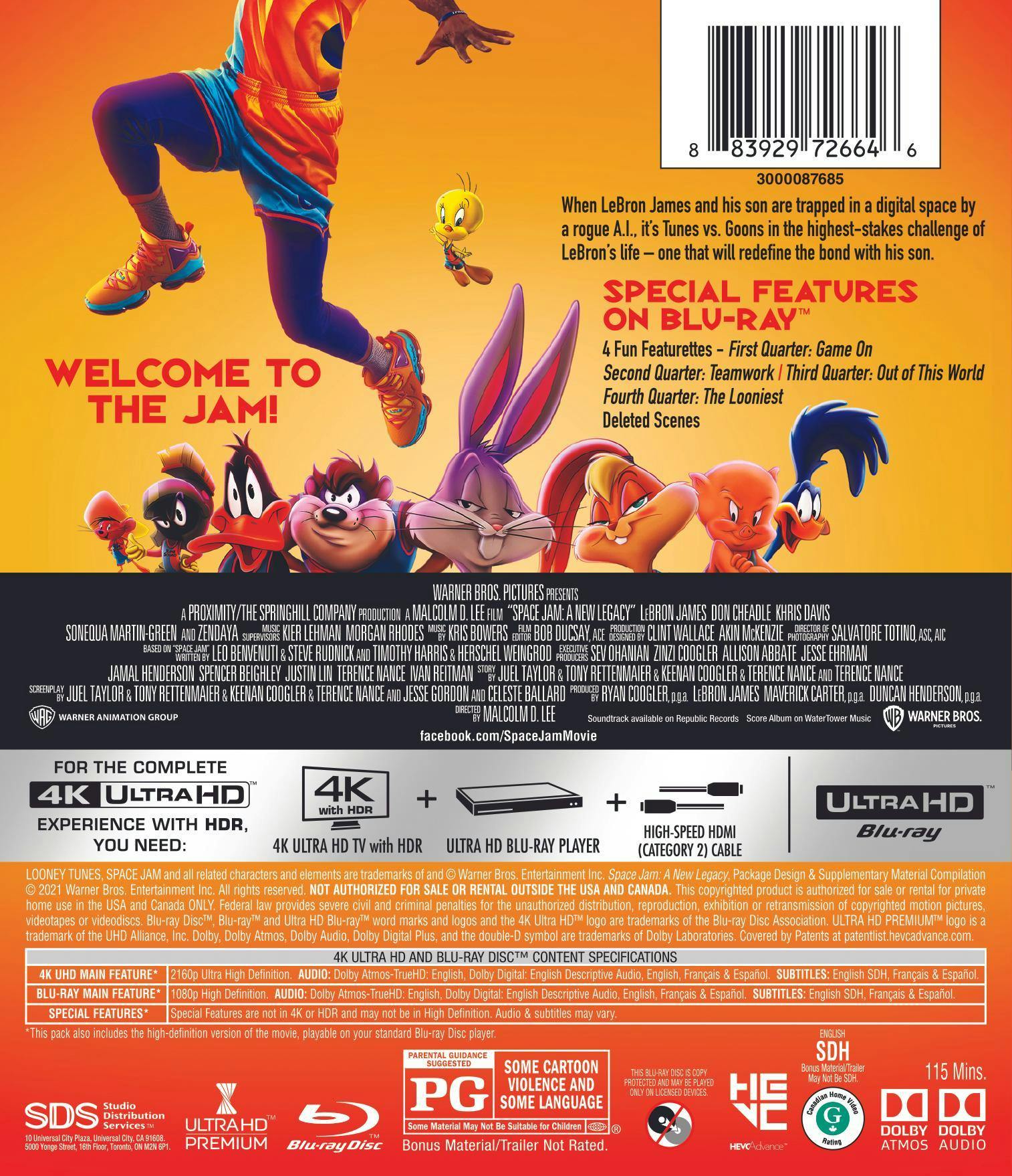 Space Jam: A New Legacy (4K Ultra HD + Blu-ray) [UHD] - Image 3