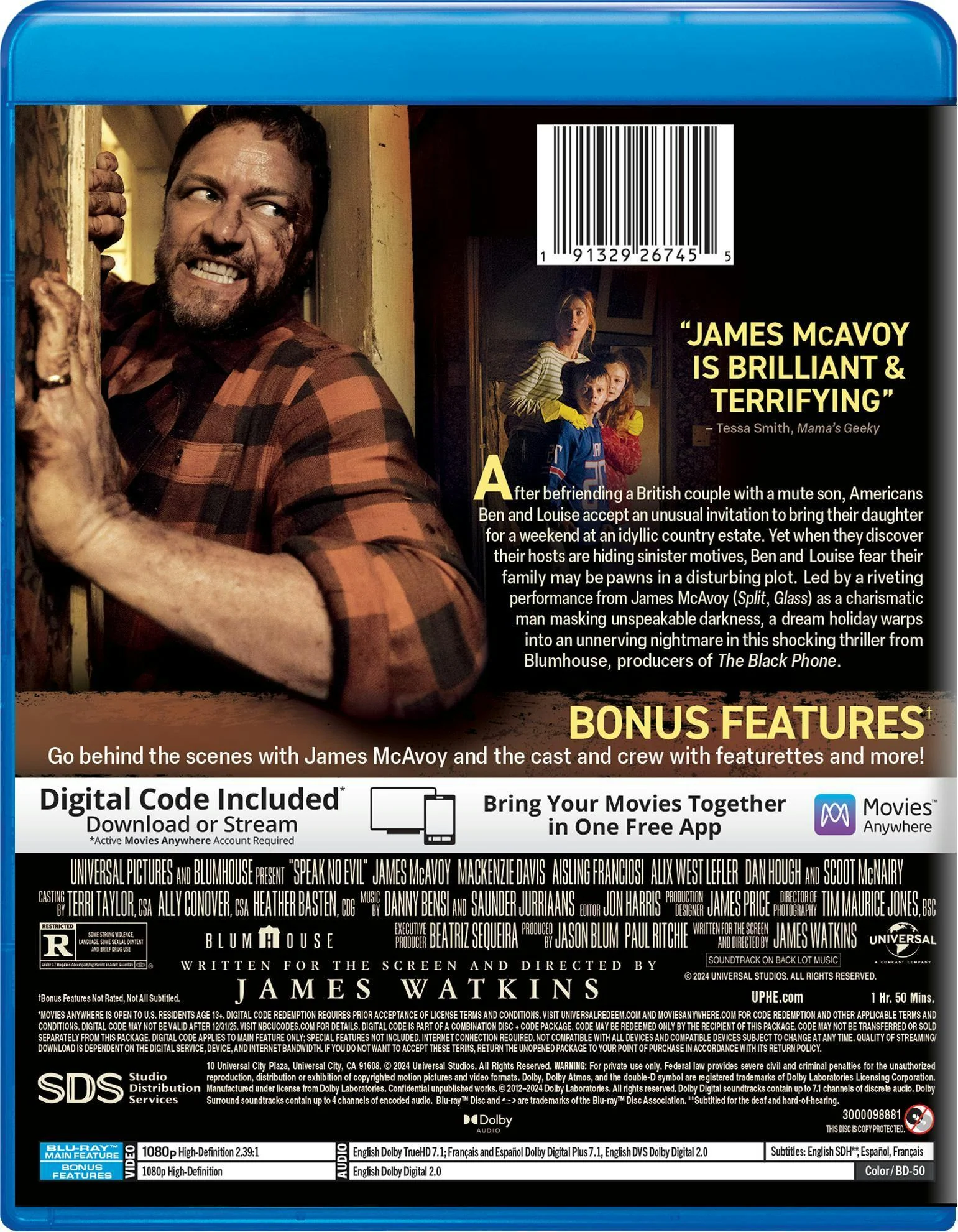 Speak No Evil - Collector's Edition Blu-ray + Digital [Blu-ray] - Image 3