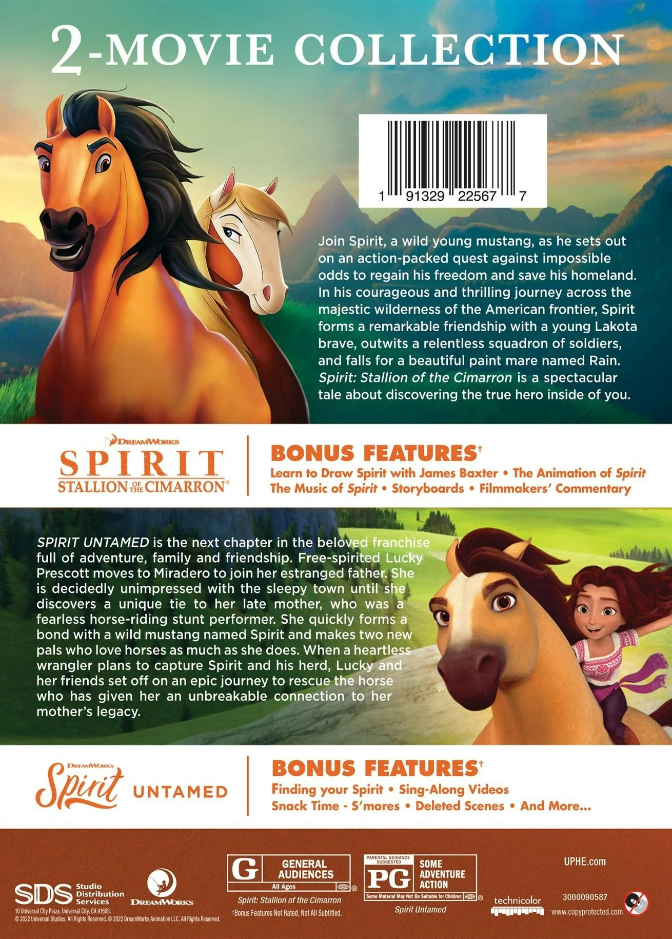 Spirit: 2 Movie Collection (DVD New Box Art) [DVD] - Image 2