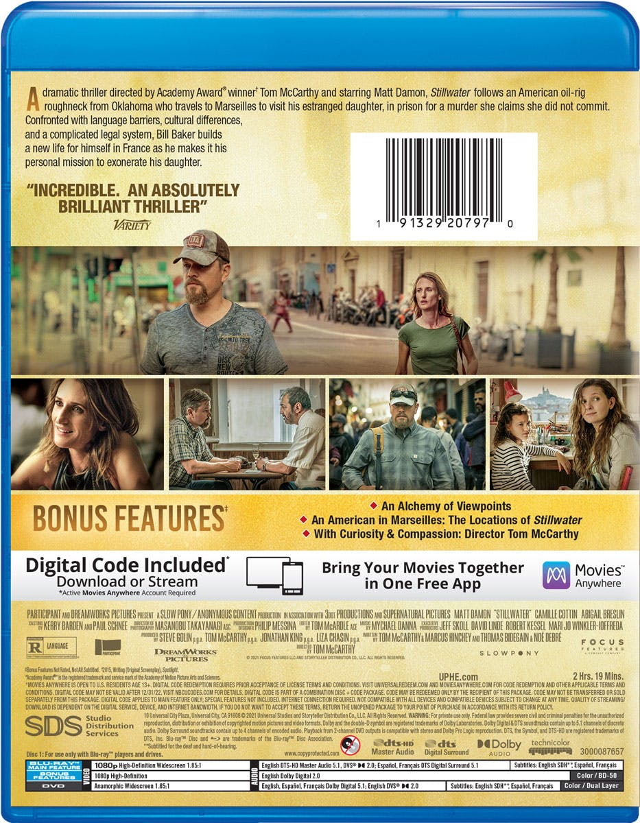 Stillwater (with DVD) [Blu-ray] - Image 3