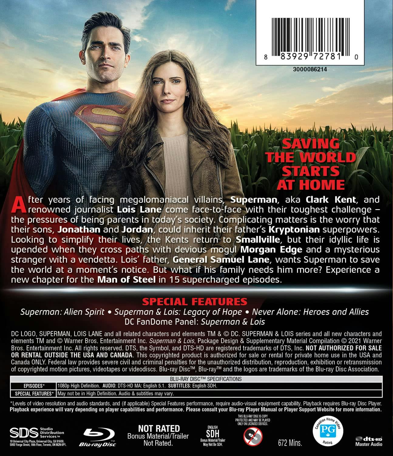 Superman & Lois: The Complete First Season (Box Set) [Blu-ray] - Image 3