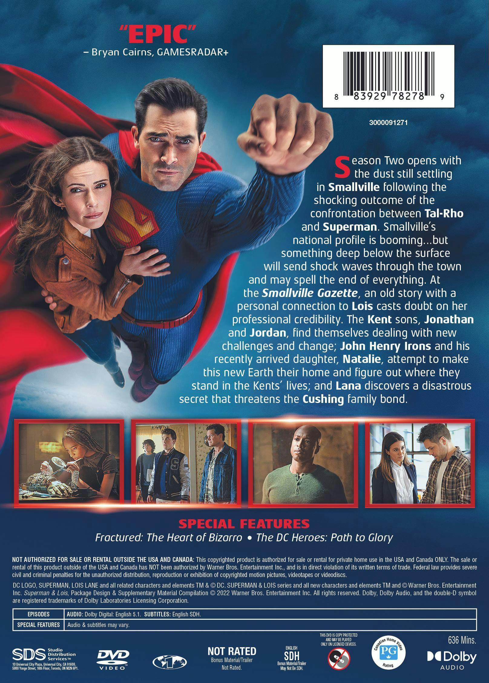 Superman & Lois: The Complete Second Season (Box Set) [DVD] - Image 2