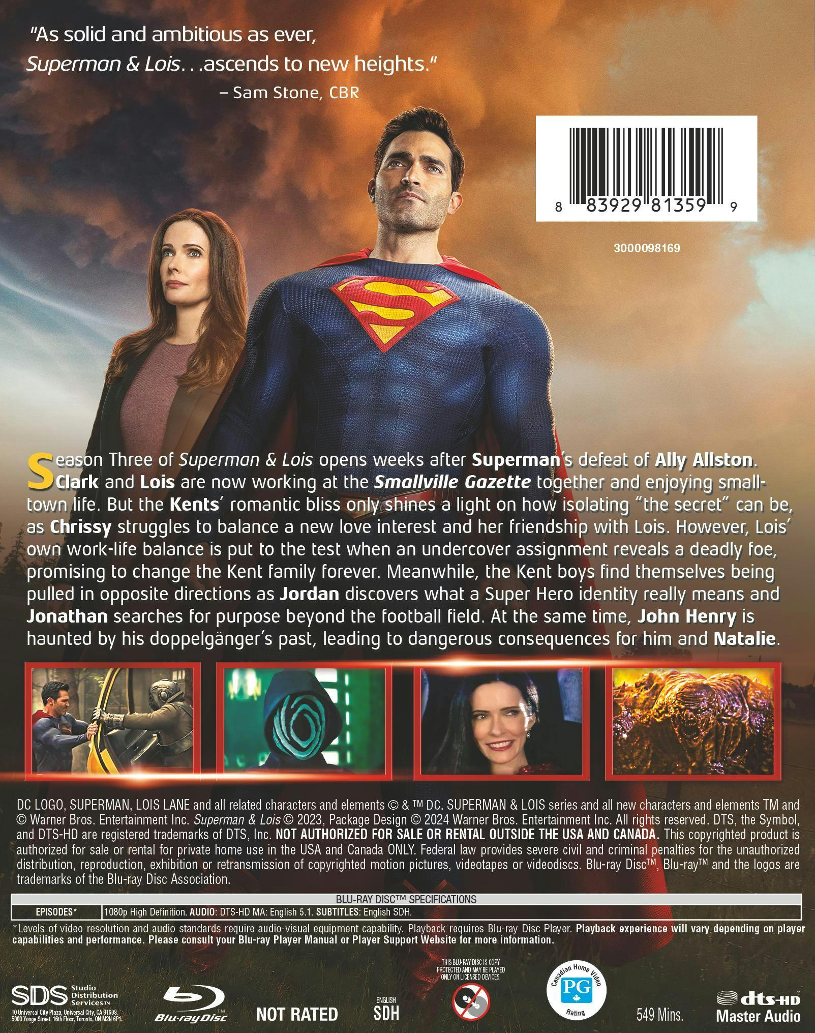 Superman & Lois : The Complete Third Season [Blu-ray] - Image 3