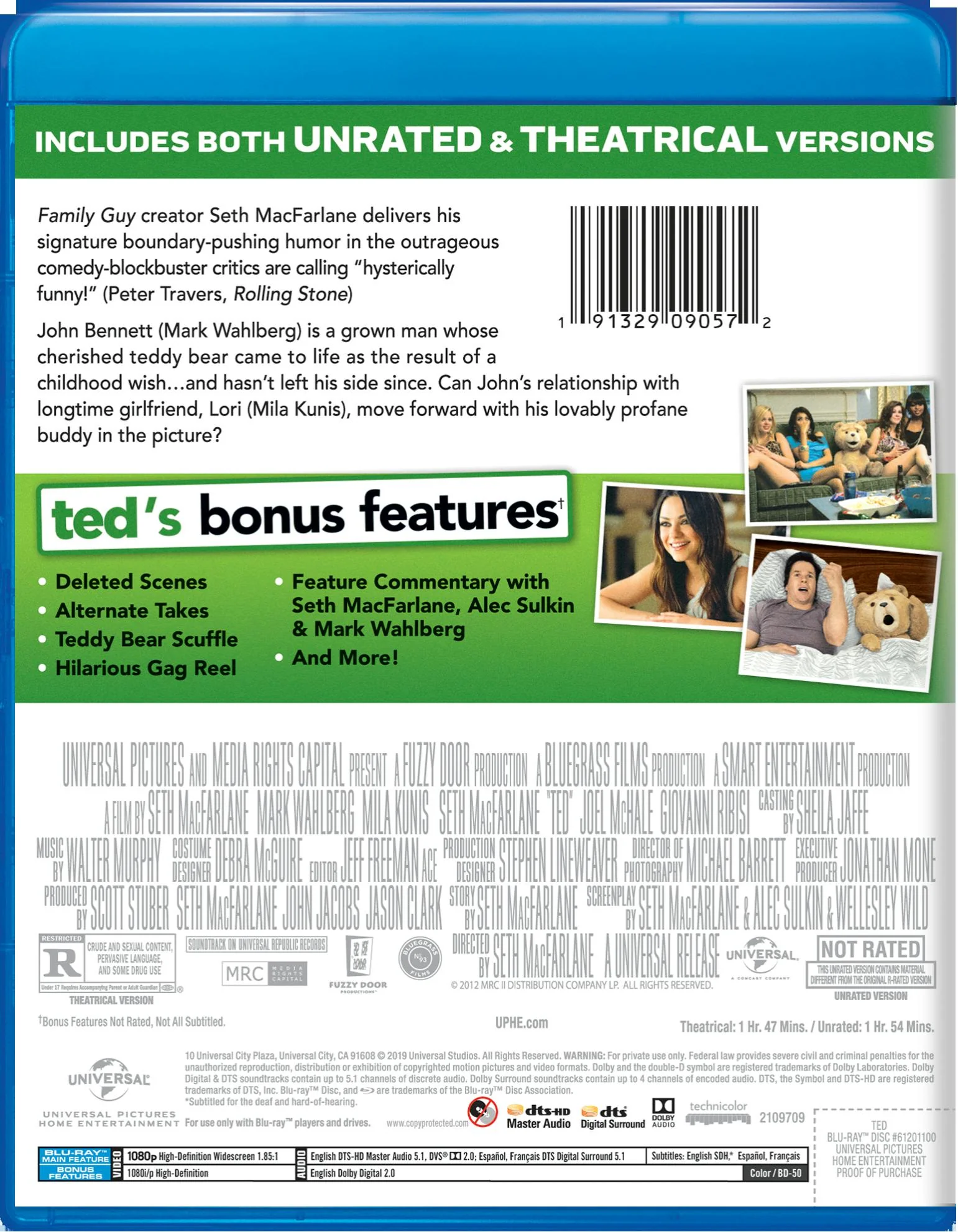 Ted (Blu-ray New Box Art) [Blu-ray] - Image 2